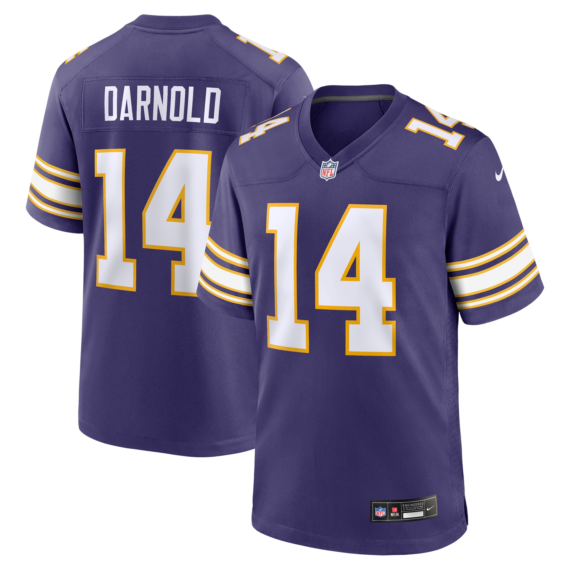 Minnesota Vikings Sam Darnold Purple Alternate Game NFL Jersey Men's