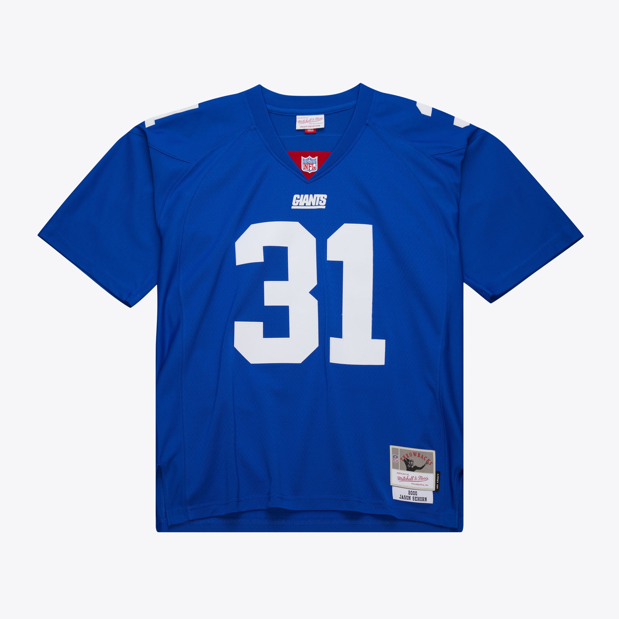 New York Giants Jason Sehorn Mitchell Ness Royal 2000 Legacy NFL Jersey Men's