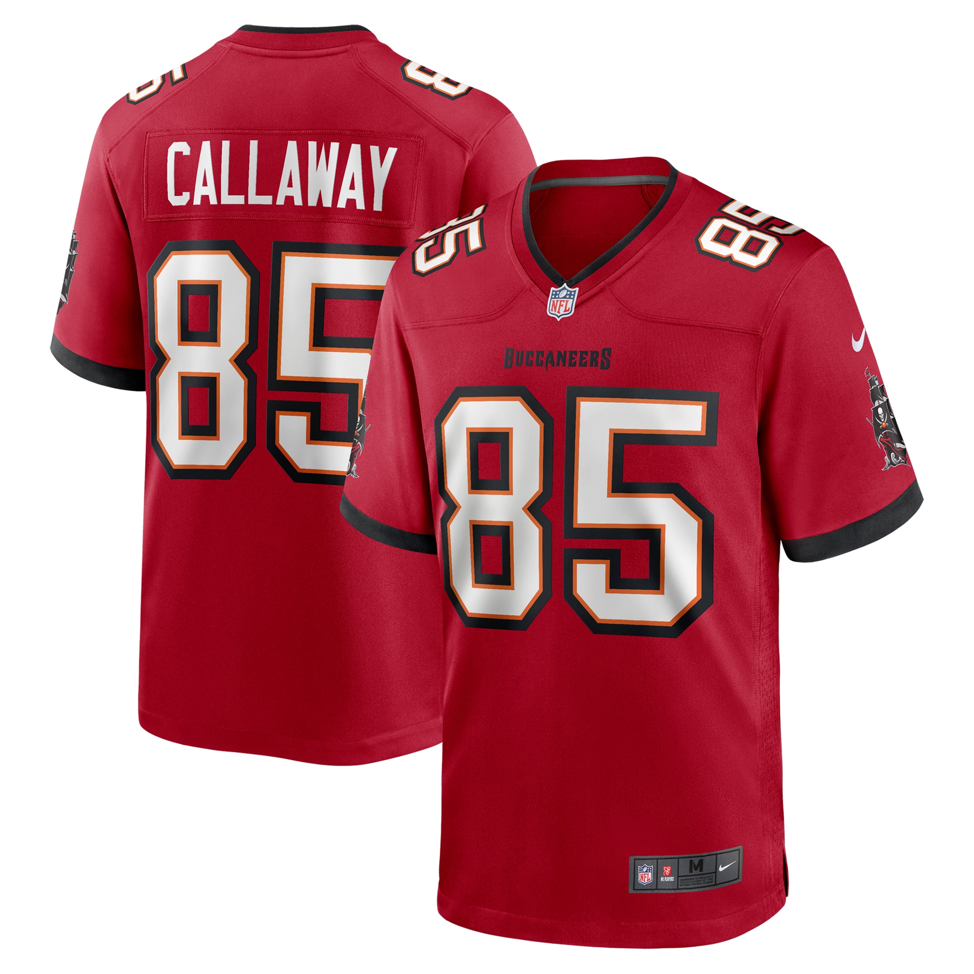 Tampa Bay Buccaneers Marquez Callaway Red Game NFL Jersey Men's