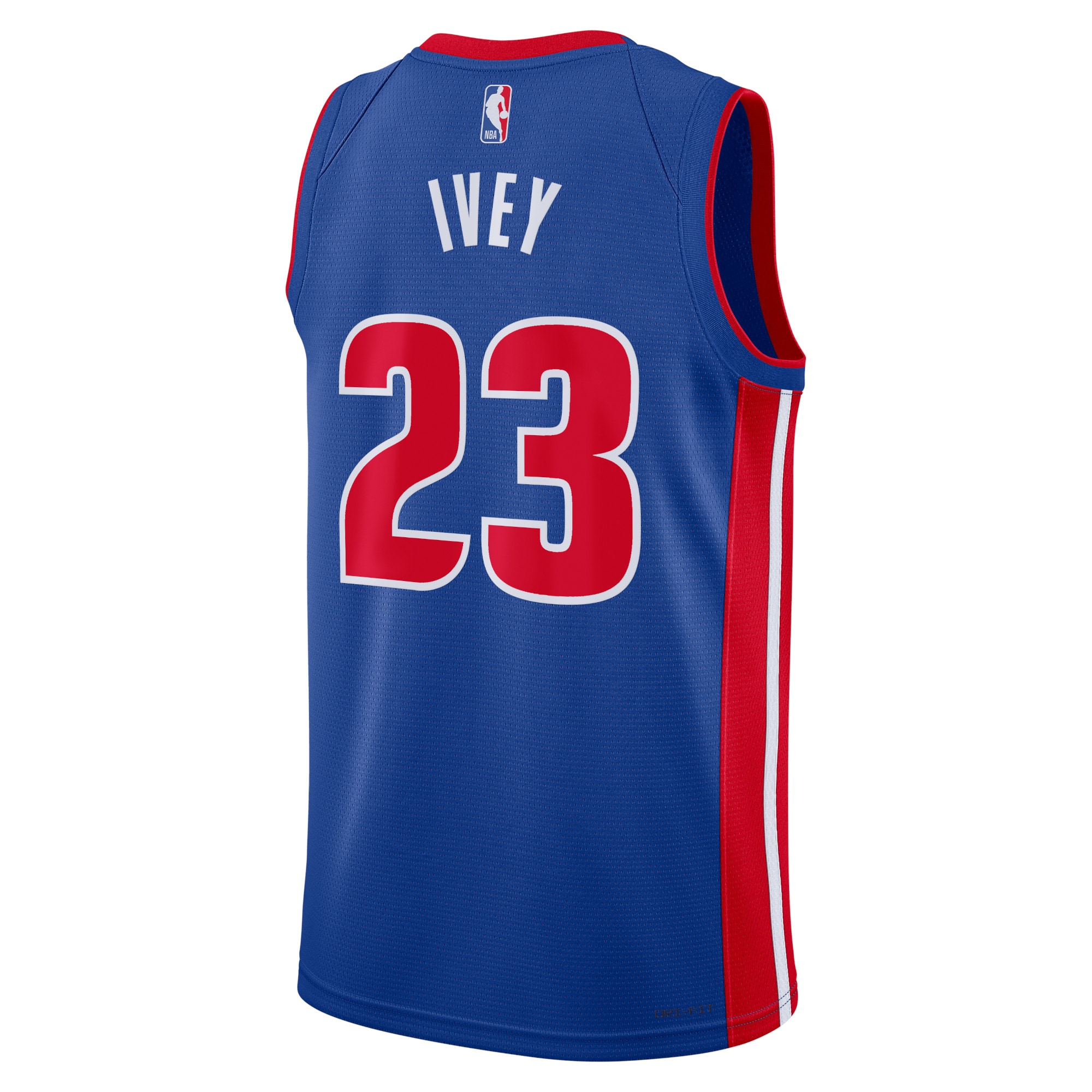 Detroit Pistons Icon Edition Swingman Blue Jaden Ive Unisex NBA Jersey Unisex