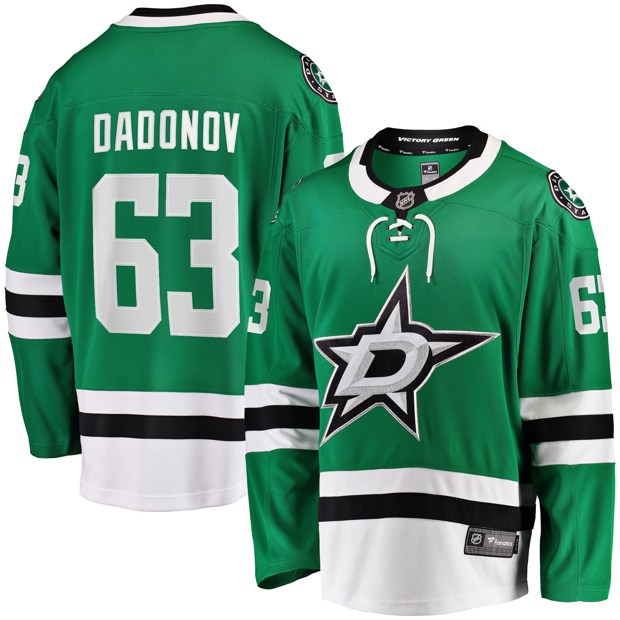 Dallas Stars Evgenii Dadonov Green Home Breakaway NHL Jersey Men's
