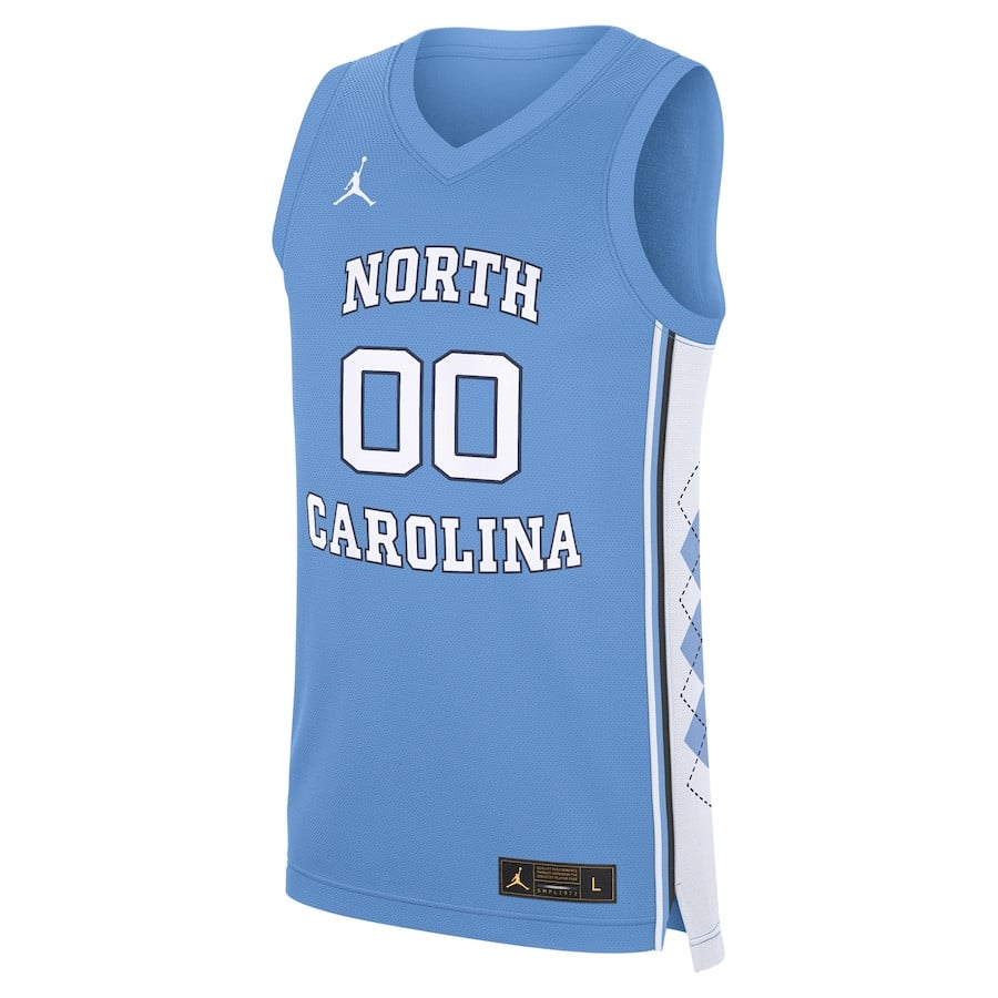 North Carolina Tar Heels Custom Carolina Blue NCAA Jersey Men's