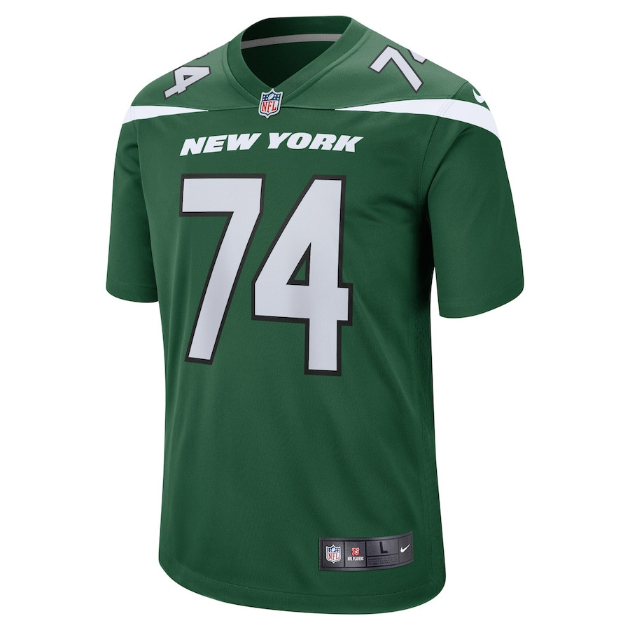 Nick Mangold 74 New York Jets Retired Gotham Green NFL Jersey Men's
