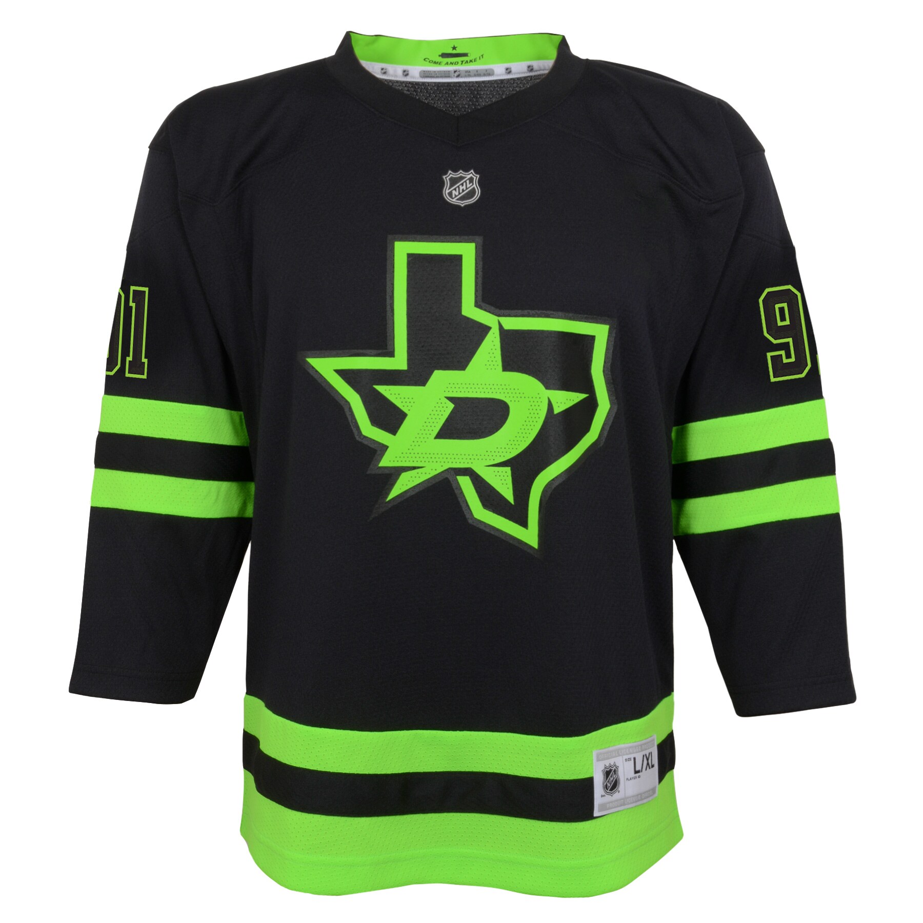 Dallas Stars Tyler Seguin Black 2020/21 Alternate Player NHL Jersey Youth