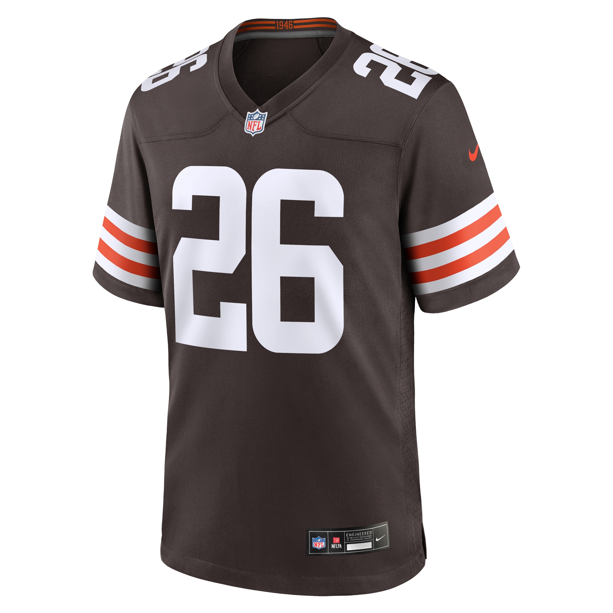 Cleveland Browns Myles Harden Brown Team Game NFL Jersey Men's