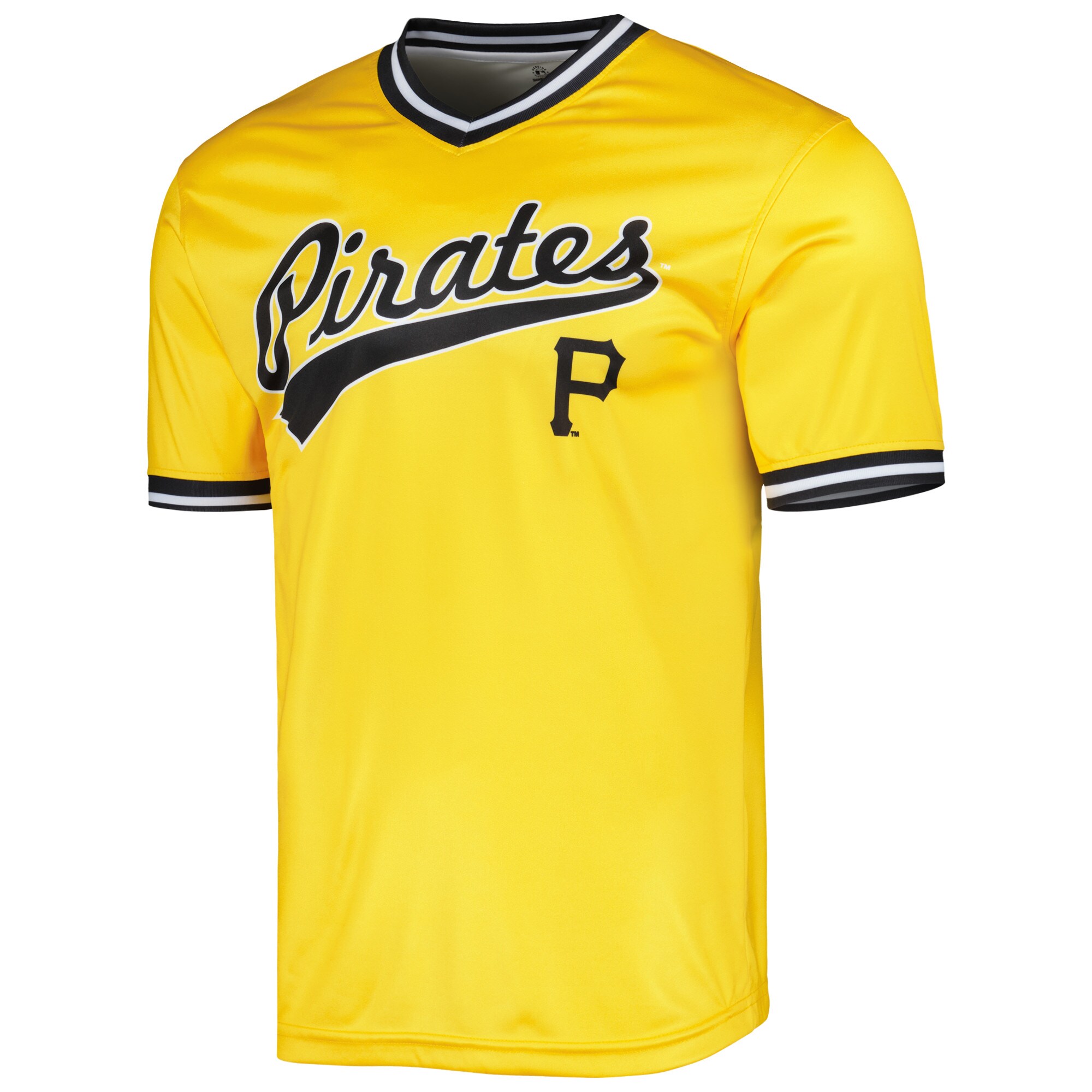Pittsburgh Pirates Stitches Gold Cooperstown Collection Team MLB Jersey Men's