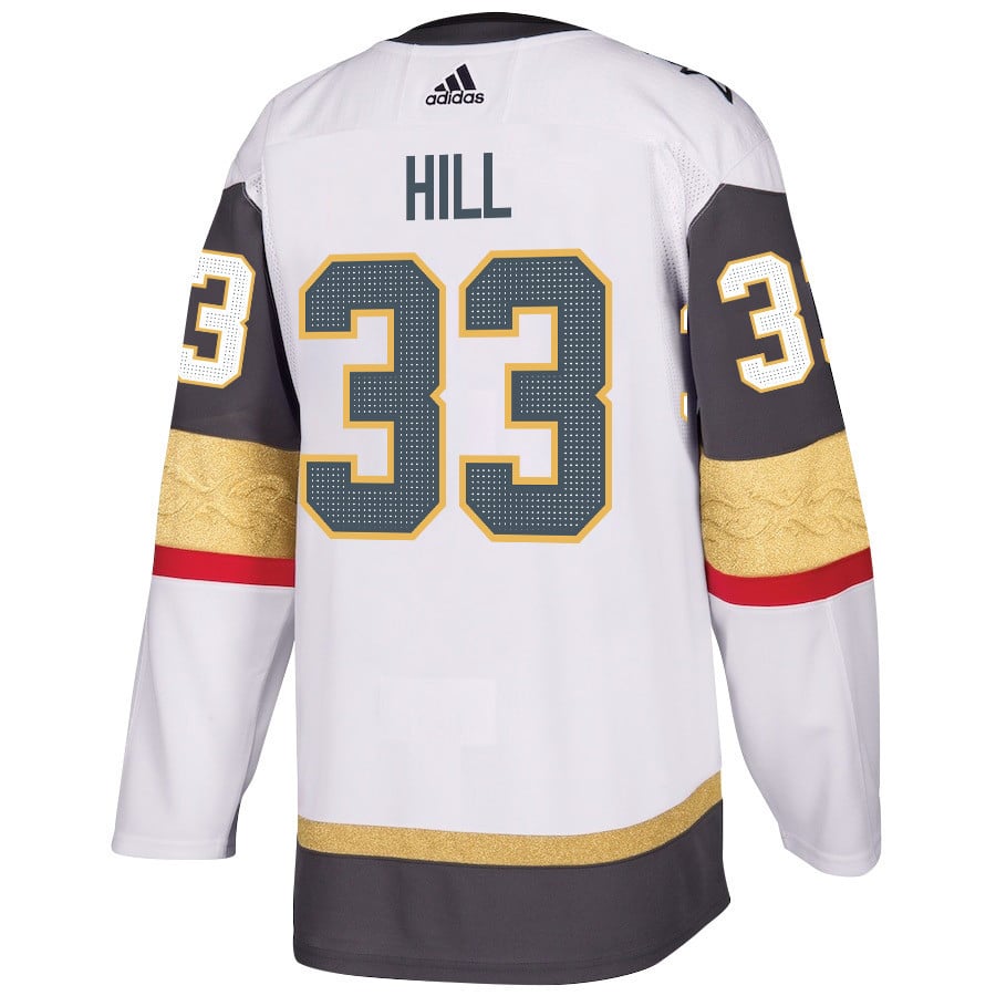 Adin Hill 33 Vegas Golden Knights Stanley Cup 2023 Final Patch Away Breakaway White NHL Jersey Men's