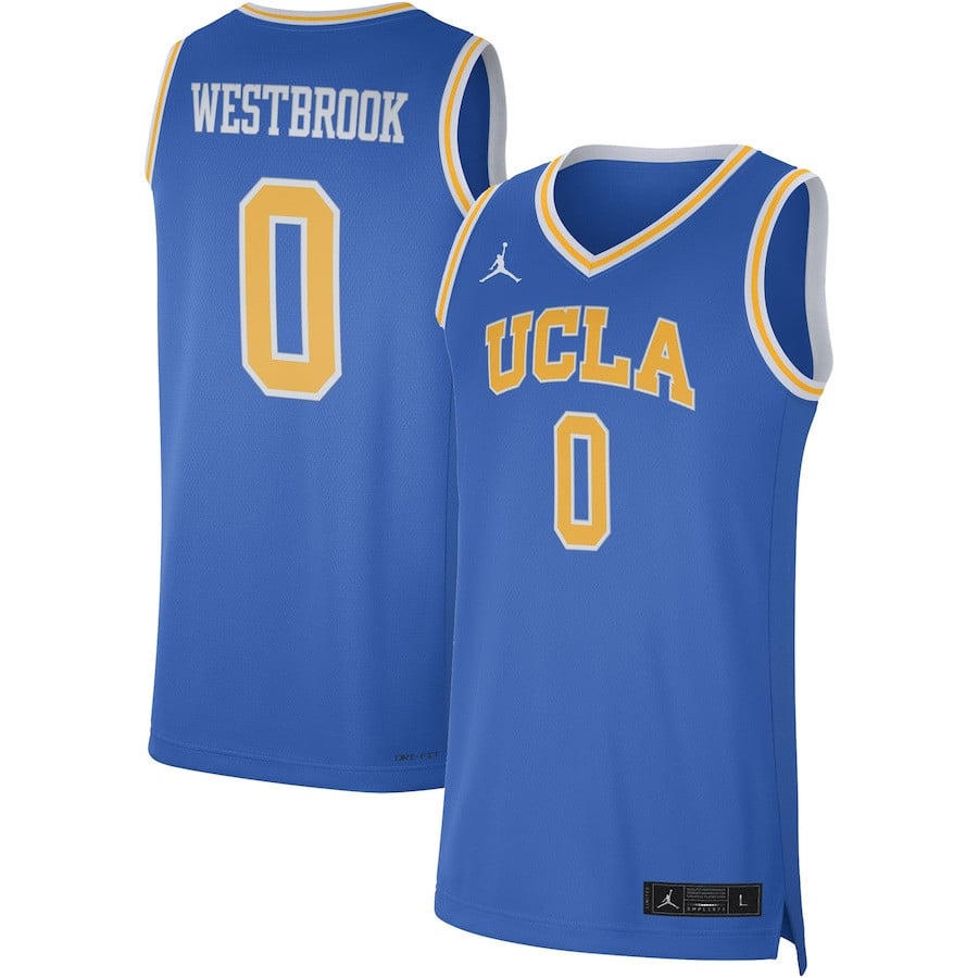 Russell Westbrook 0 UCLA Bruins Limited Blue NCAA Jersey Men's