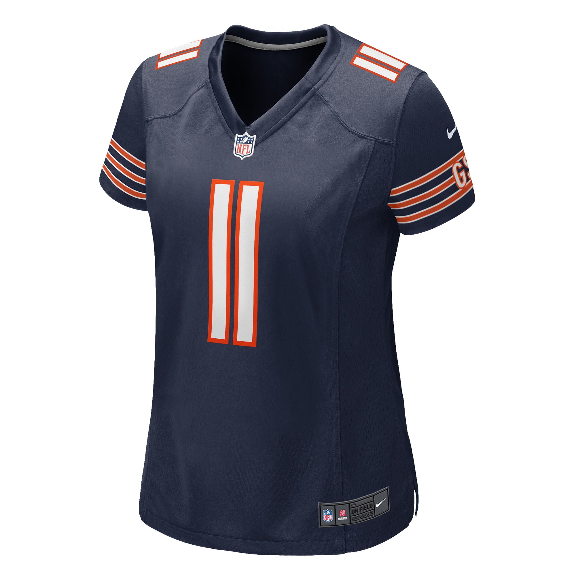 Chicago Bears DeAndre Carter Navy Game NFL Jersey Women's