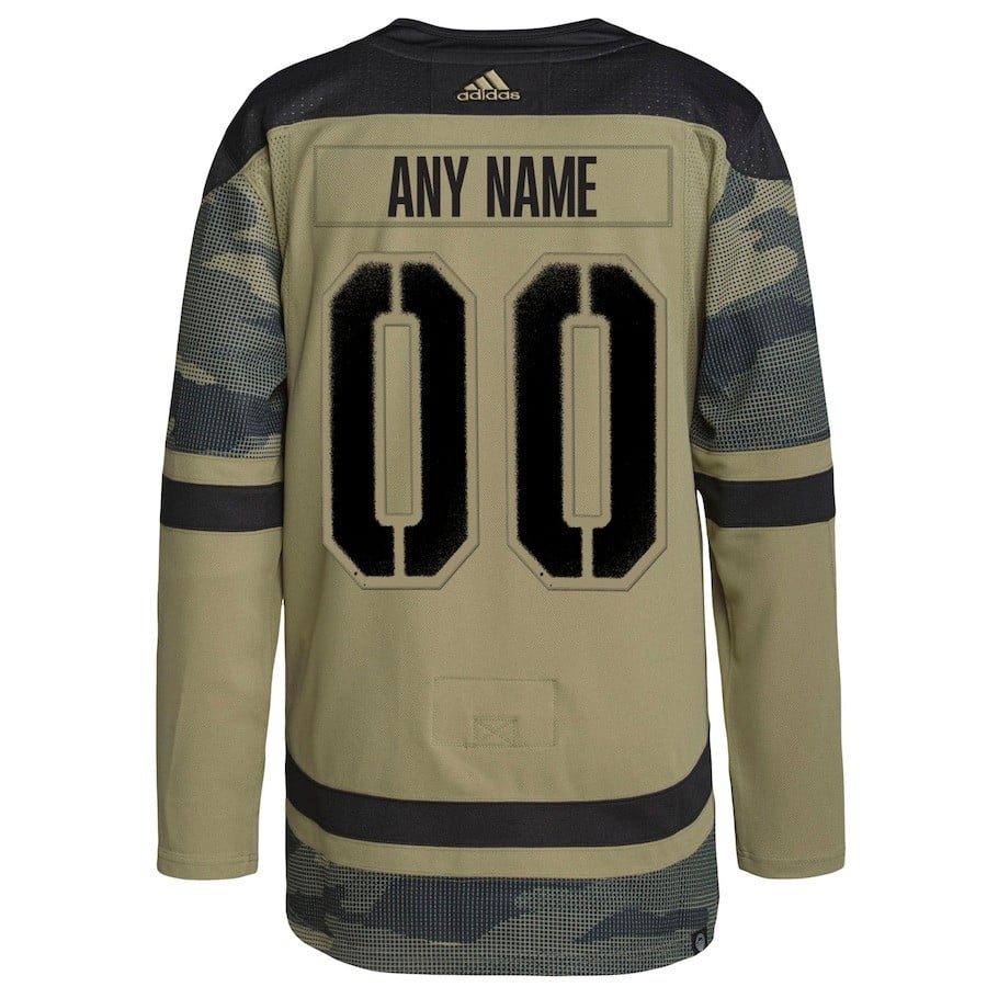 Arizona Coyotes Military Appreciation Team Custom Practice Camo NHL Jersey Men's