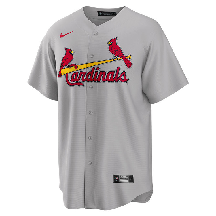 Lars Nootbaar 21 St. Louis Cardinals Away Gray MLB Jersey Men's