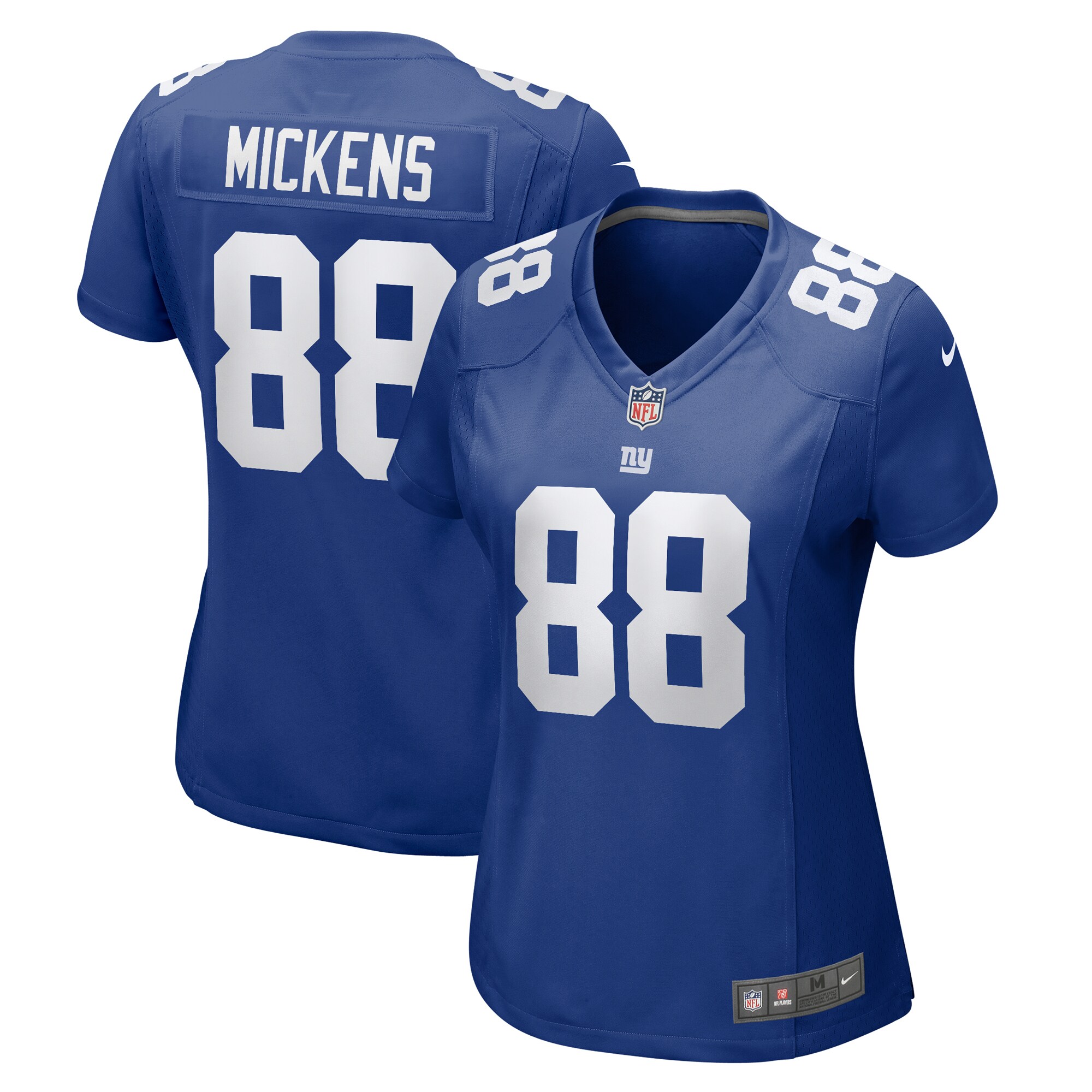 New York Giants Jaydon Mickens Royal Team Game NFL Jersey Women's