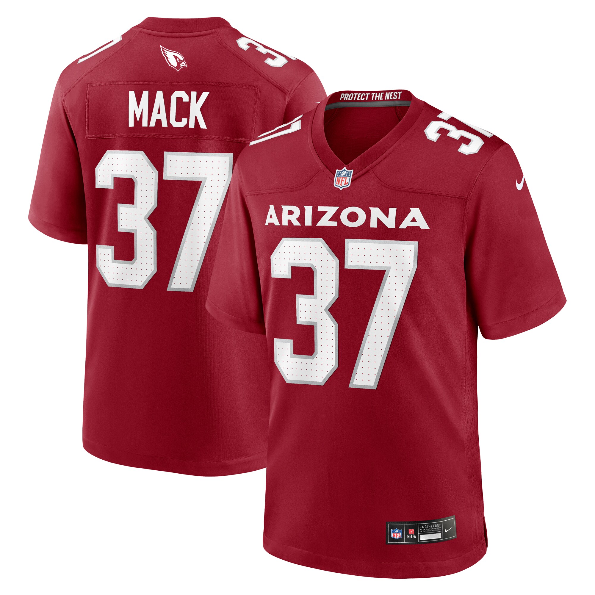 Arizona Cardinals Marlon Mack Cardinal Team Game NFL Jersey Men's