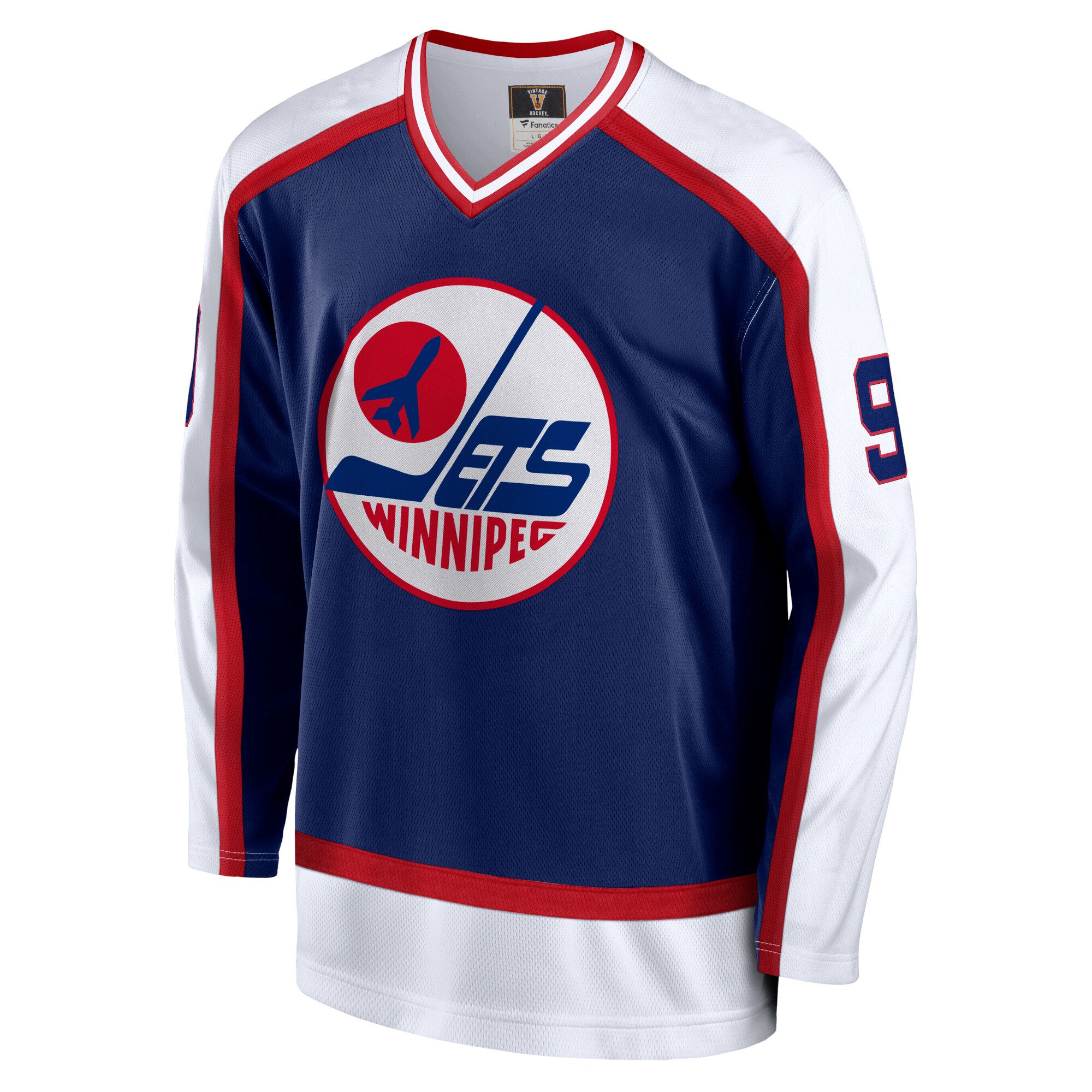 Winnipeg Jets Bobby Hull Navy Breakaway Retired Player NHL Jersey Men's