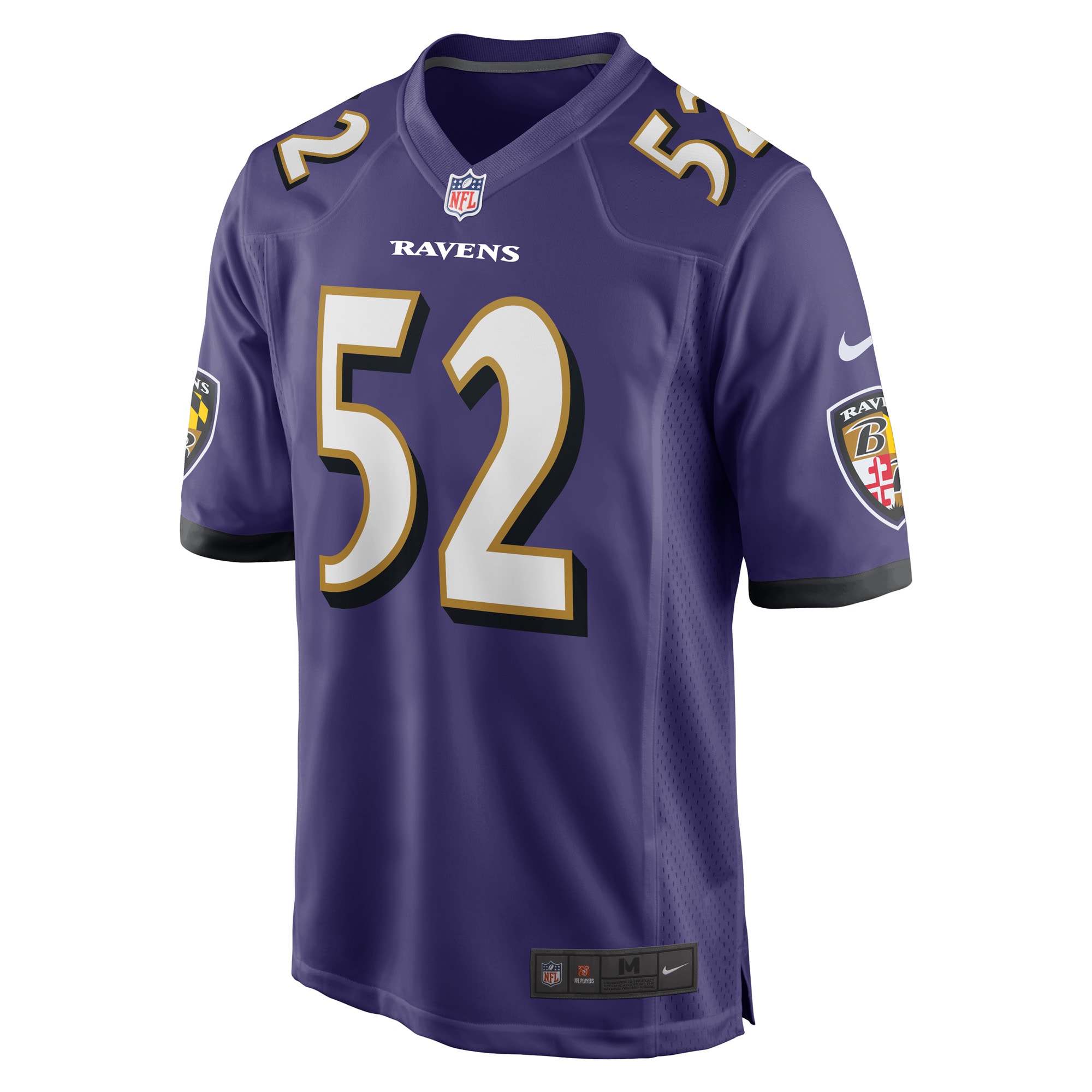 Baltimore Ravens Ray Lewis Purple Retired Player NFL Jersey Men's