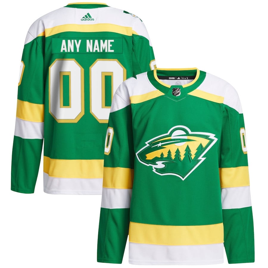 Minnesota Wild Alternate 2023/24 Primegreen Custom Green NHL Jersey Men's