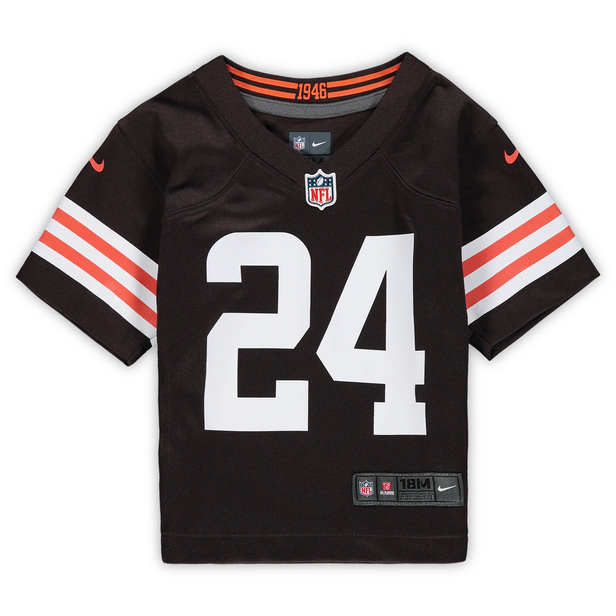 Infant Cleveland Browns Nick Chubb Brown Game NFL Jersey Men's