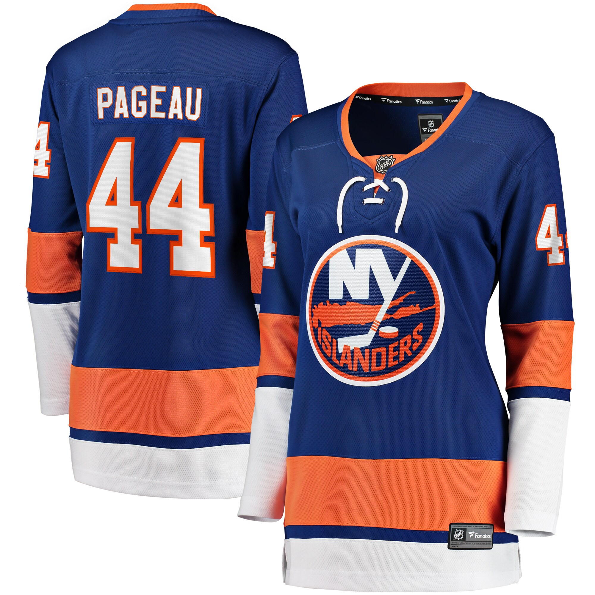 New York Islanders Jean-Gabriel Pageau Blue Breakaway Player NHL Jersey Women's