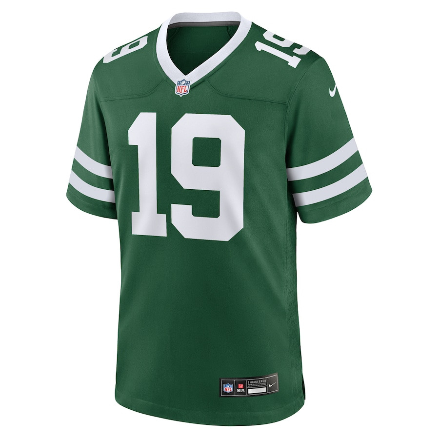 Irvin Charles 19 New York Jets Team Game Legacy Green NFL Jersey Men's