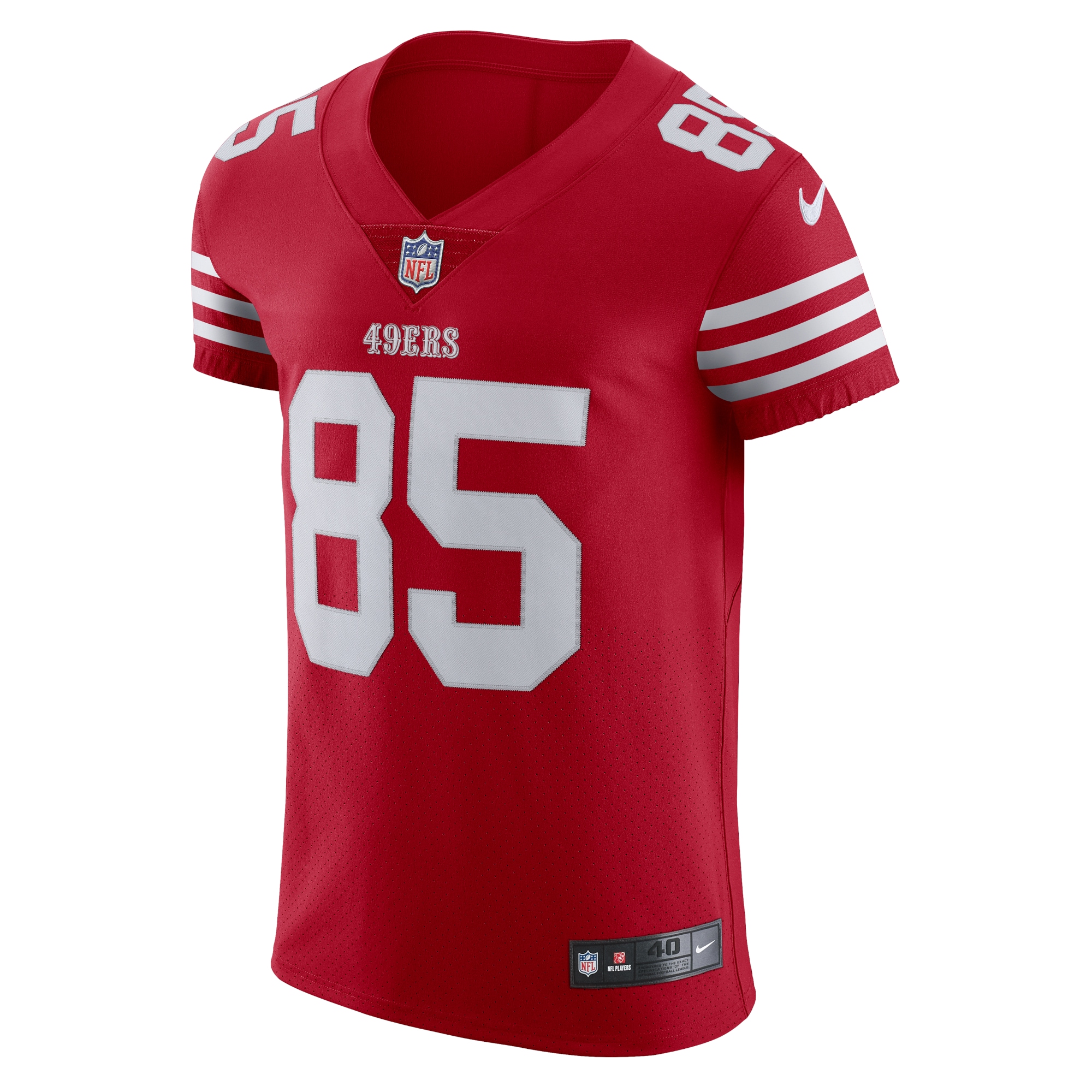 San Francisco 49ers George Kittle Scarlet Vapor Elite NFL Jersey Men's