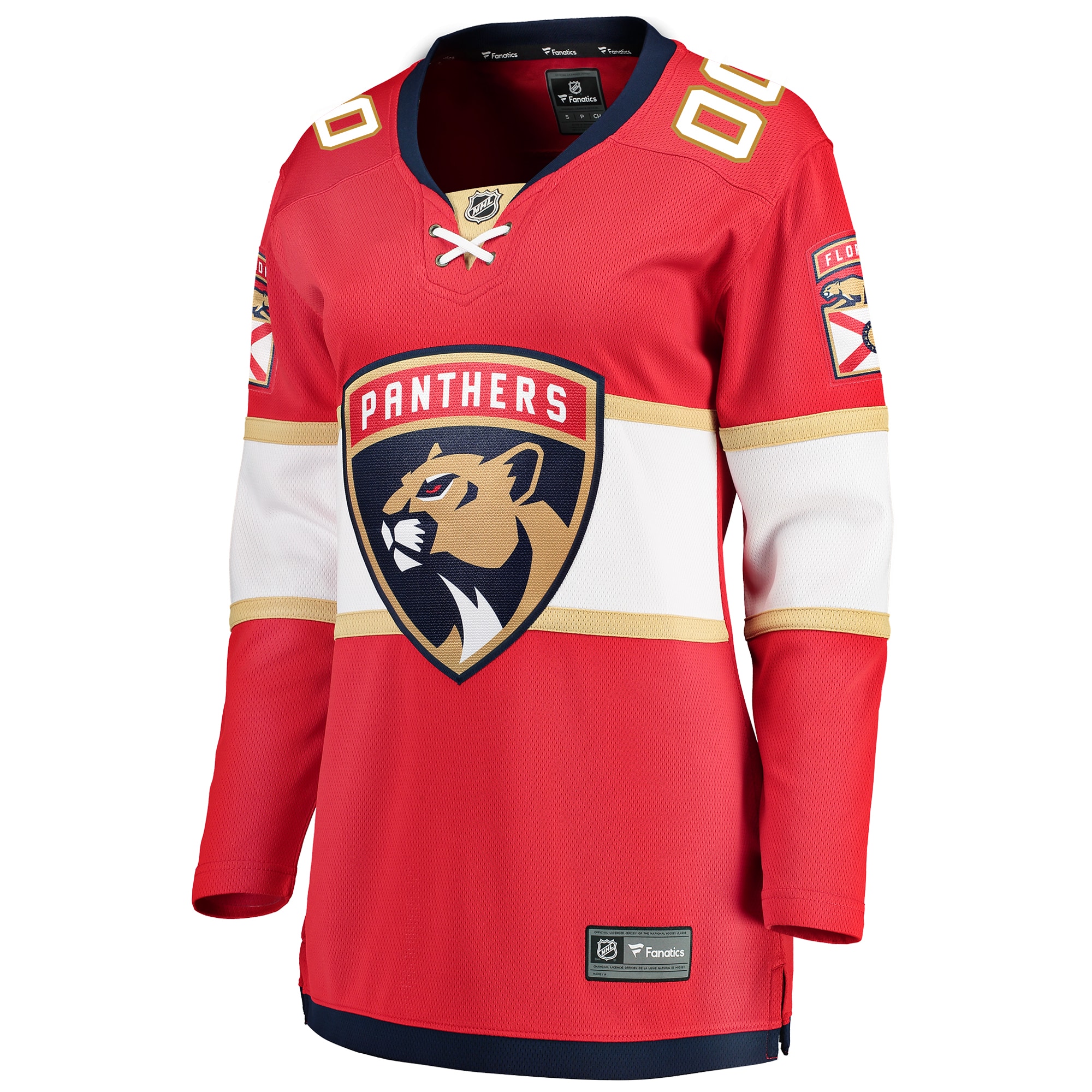 Florida Panthers Red Home Breakaway Custom NHL Jersey Women's