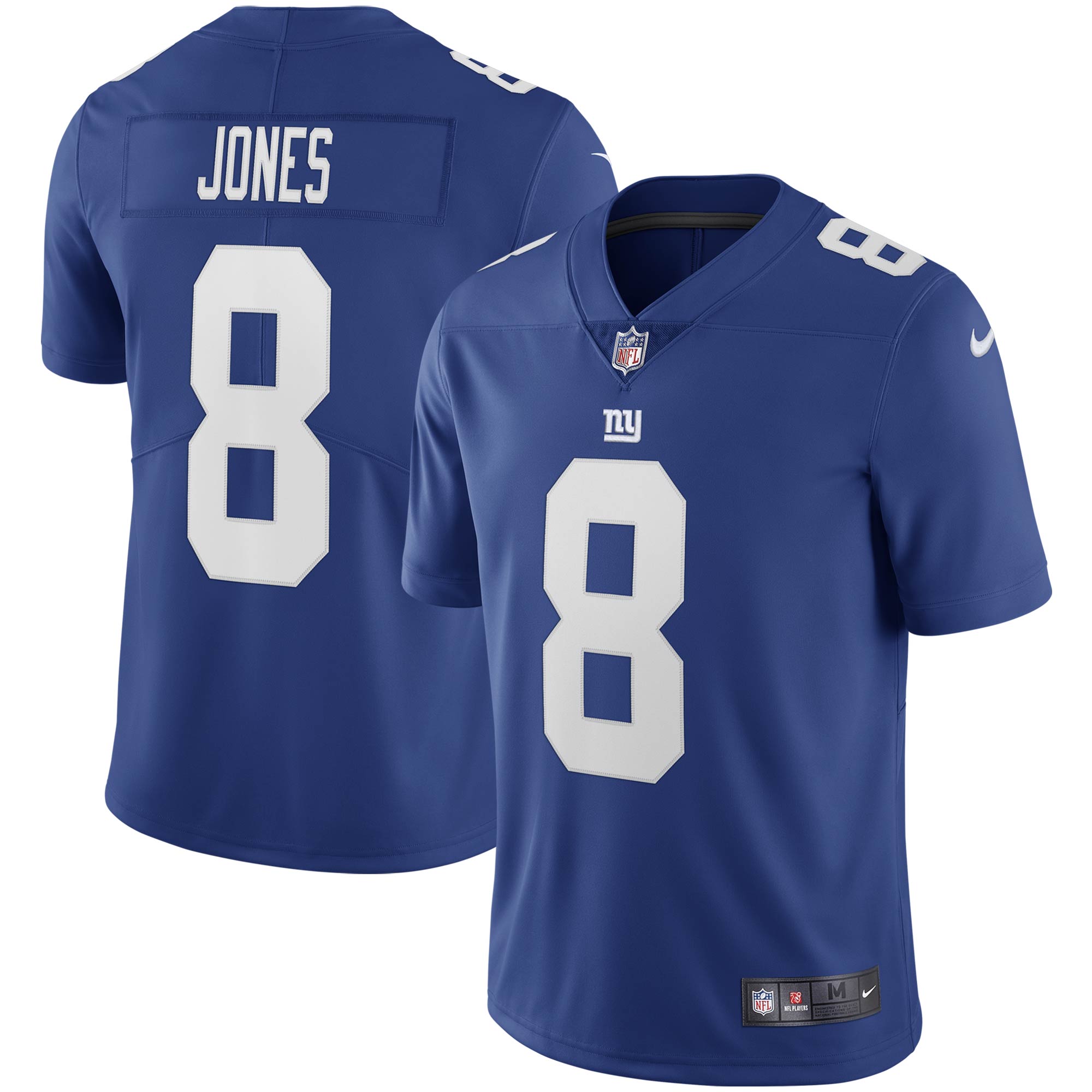 New York Giants Daniel Jones Royal Vapor Limited NFL Jersey Men's