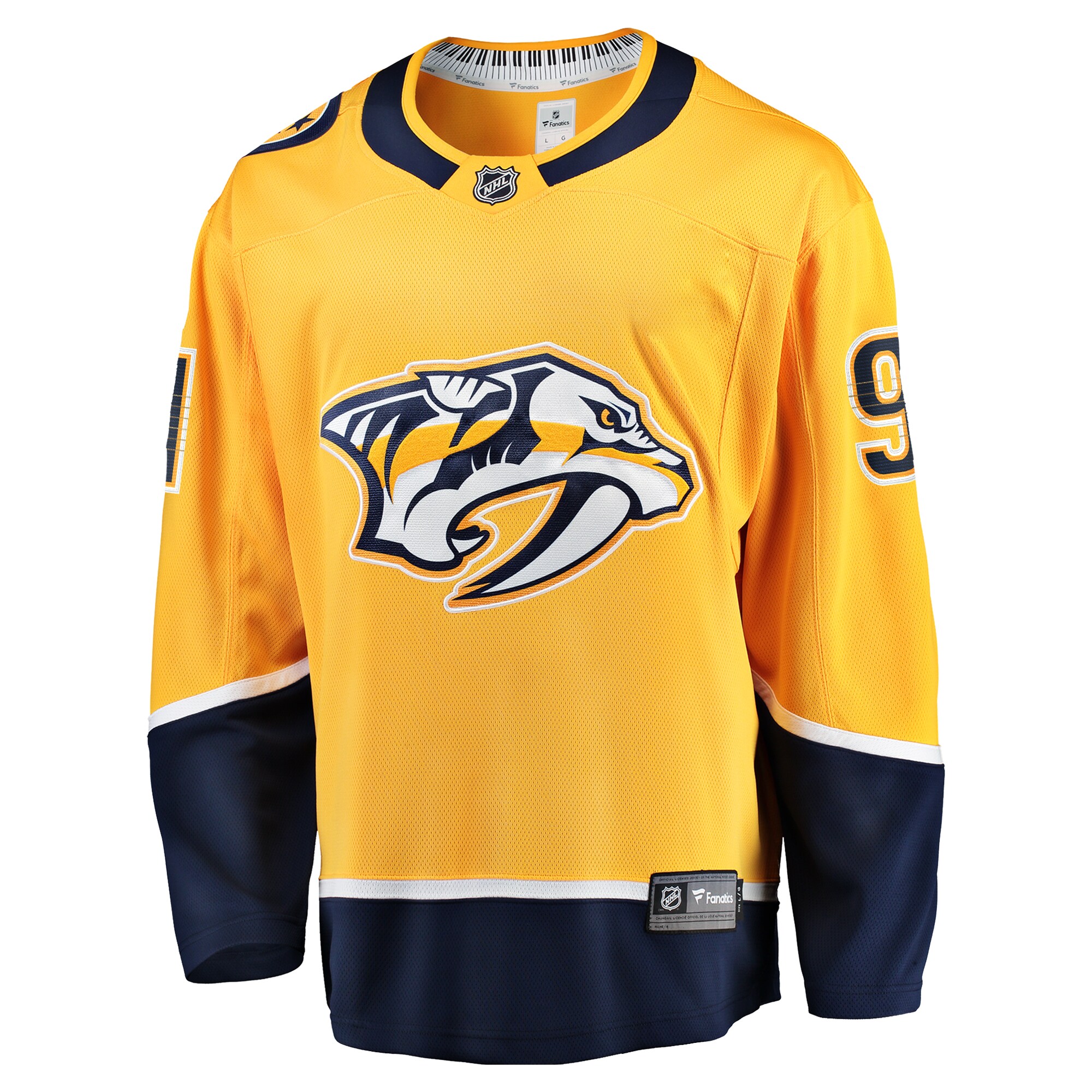 Nashville Predators Steven Stamkos Gold Home Premier Breakaway Player NHL Jersey Men's