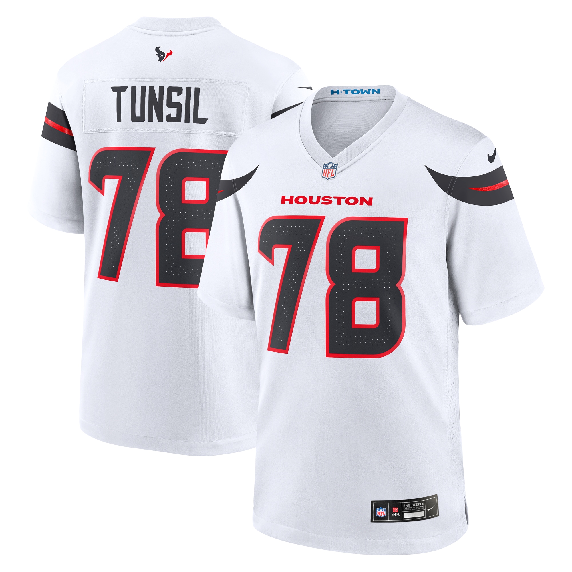 Houston Texans Laremy Tunsil White Game NFL Jersey Men's