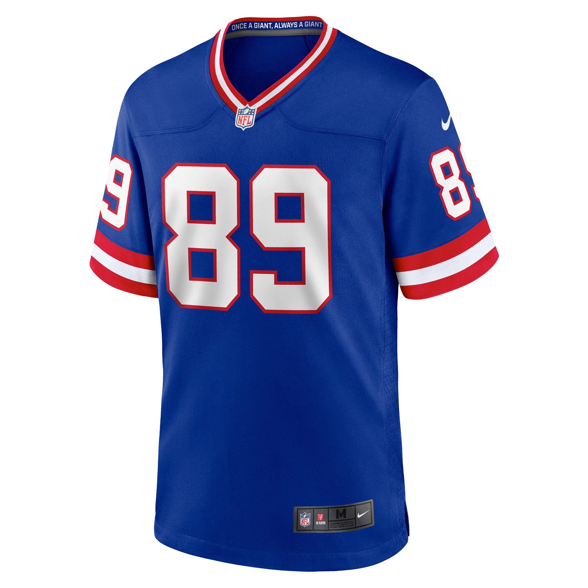 New York Giants Mark Bavaro Royal Classic Retired Player Game NFL Jersey Men's
