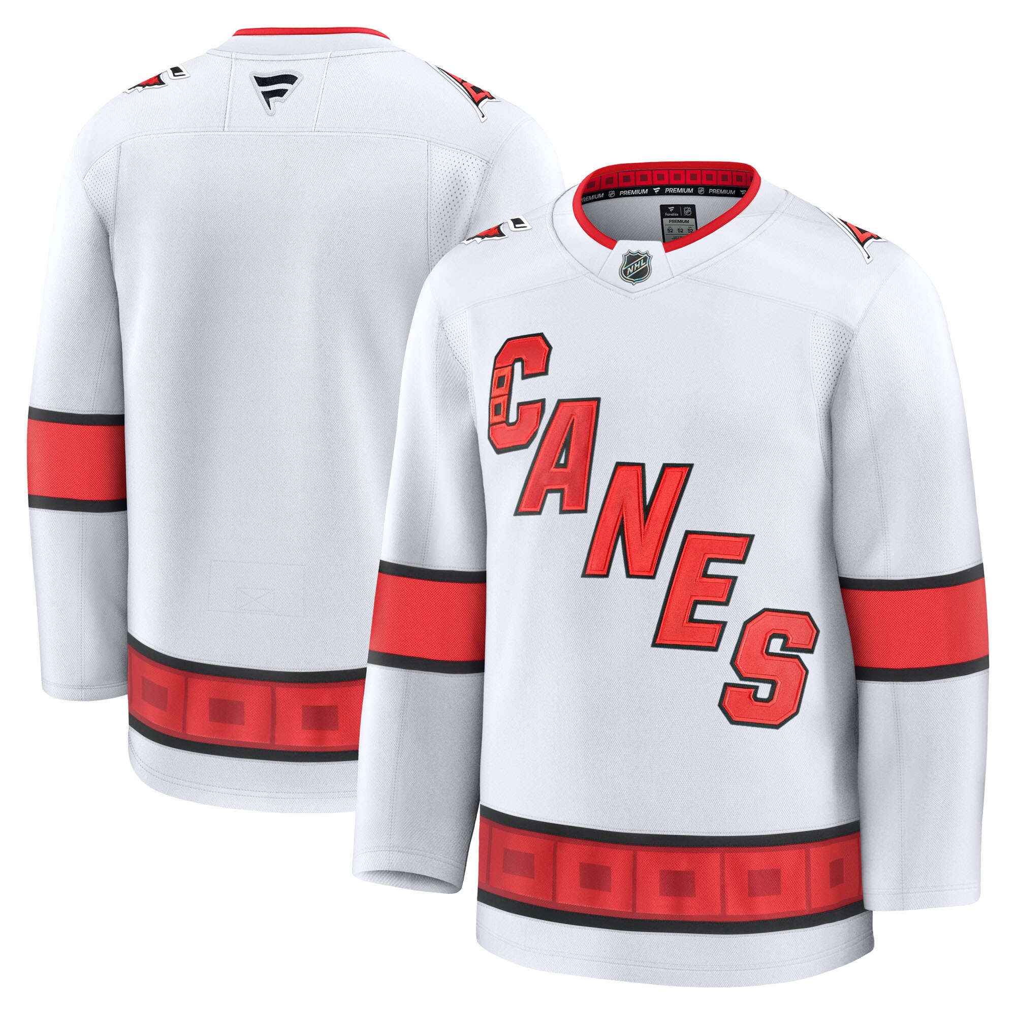 Carolina Hurricanes White Away Premium NHL Jersey Men's