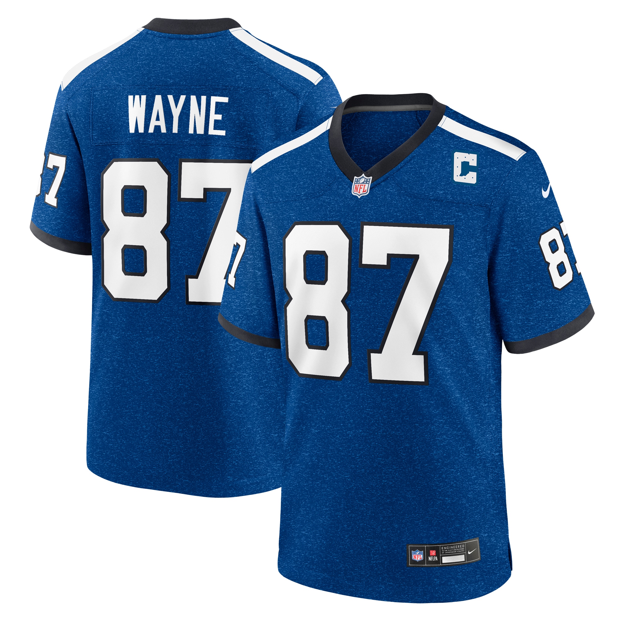 Indianapolis Colts Reggie Wayne Royal Indiana Nights Alternate Game NFL Jersey Men's
