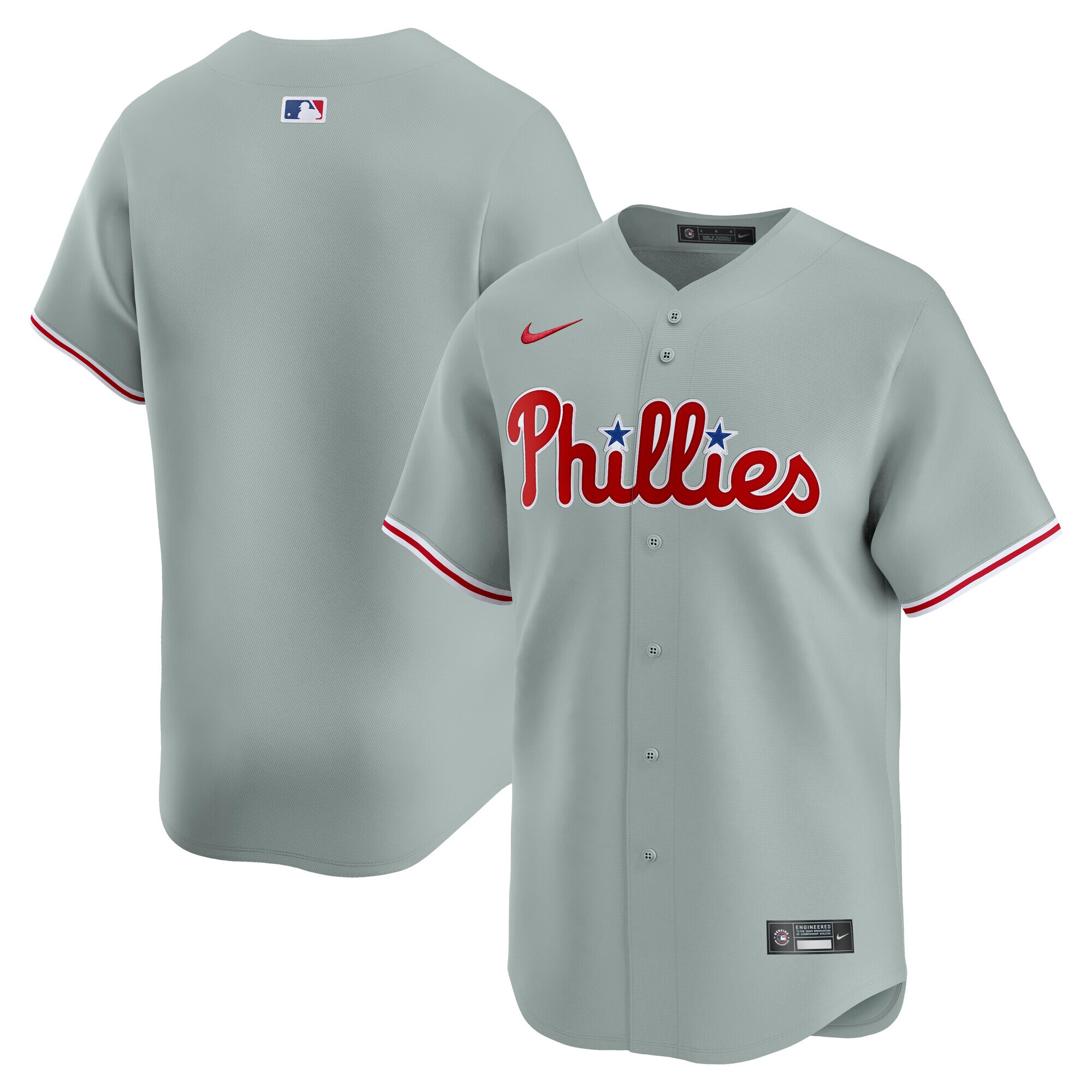 Philadelphia Phillies Gray Away Limited MLB Jersey Men's