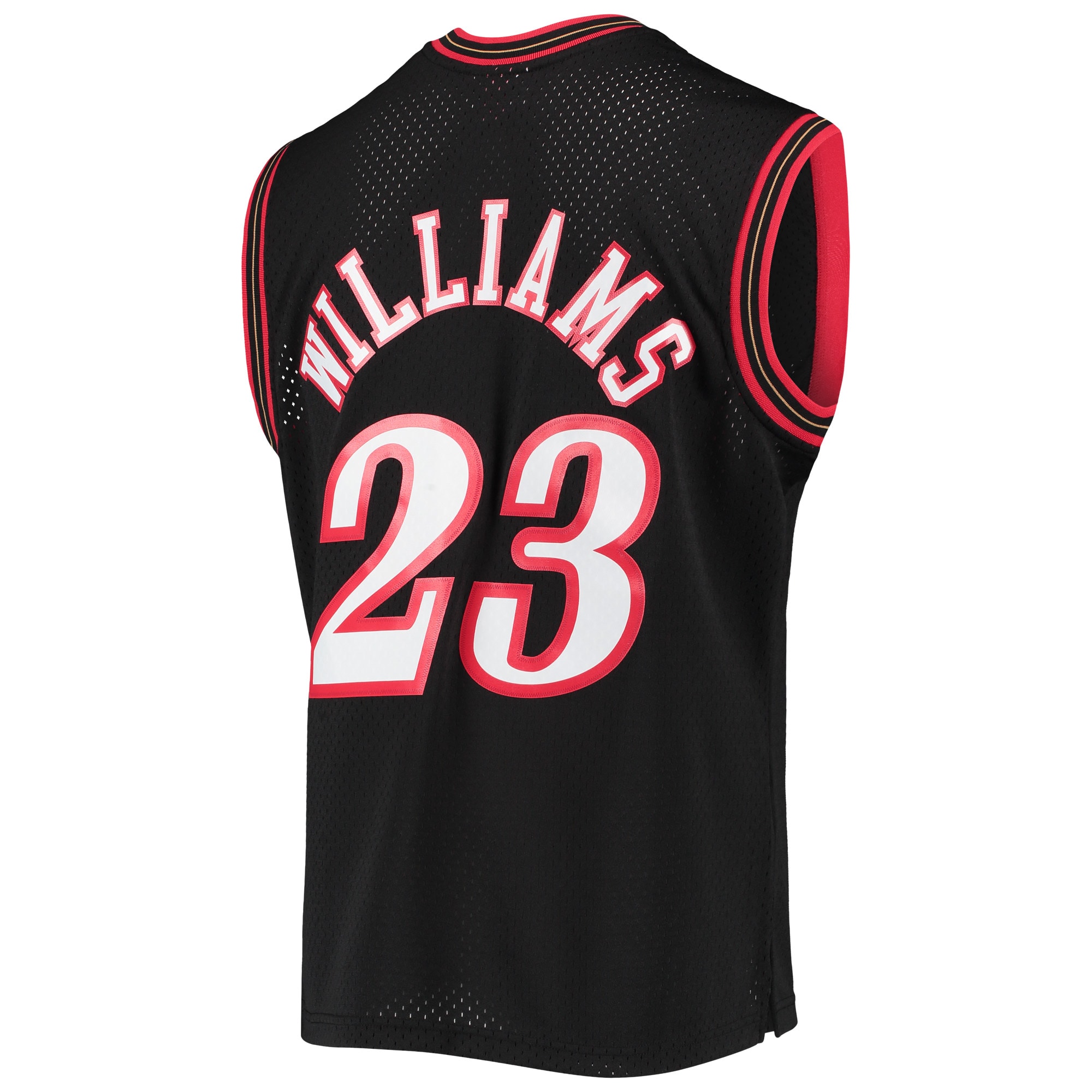 Mitchell Ness Lou Williams Black Philadelphia 76ers 2005-06 Hardwood Classics Swingman NBA Jersey Men's