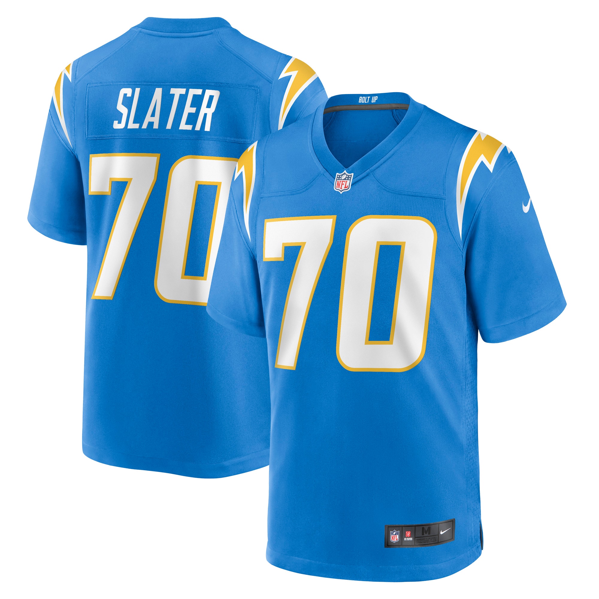Los Angeles Chargers Rashawn Slater Powder Blue Game NFL Jersey Men's