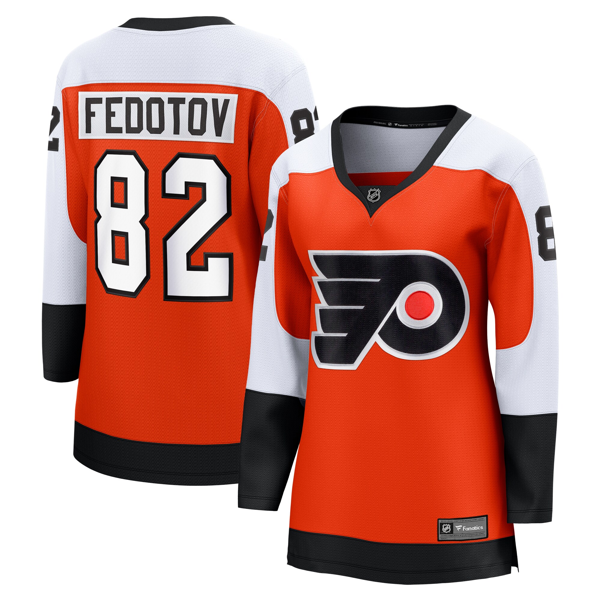 Philadelphia Flyers Ivan Fedotov Orange Home Premier Breakaway Player NHL Jersey Women's