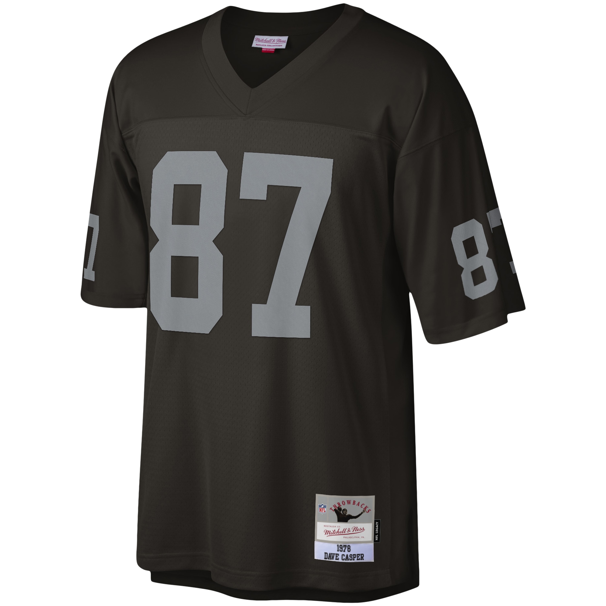 Las Vegas Raiders Dave Casper Mitchell Ness Black Legacy NFL Jersey Men's