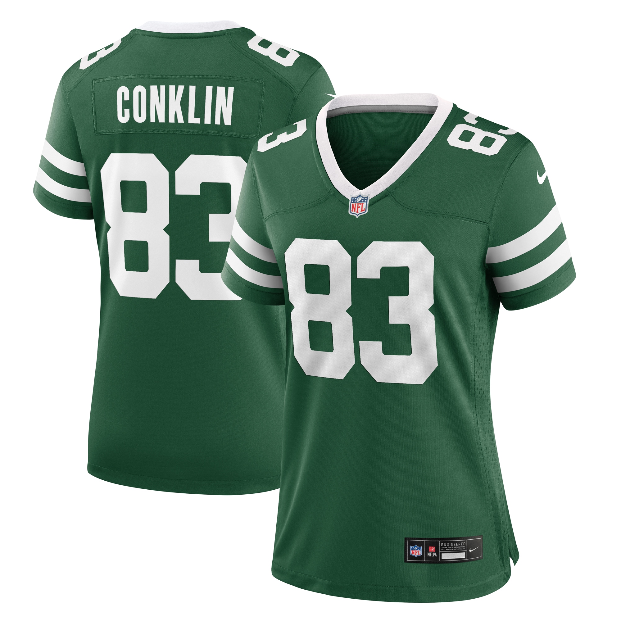 New York Jets Tyler Conklin Legacy Green Team Game NFL Jersey Women's