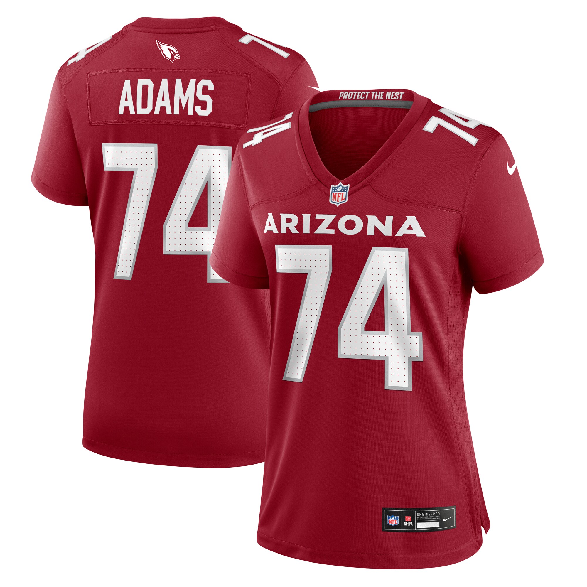 Arizona Cardinals Isaiah Adams Cardinal Game NFL Jersey Women's