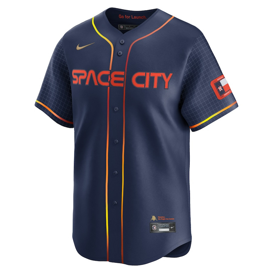 Alex Bregman 2 Houston Astros City Connect Limited Navy MLB Jersey Men's