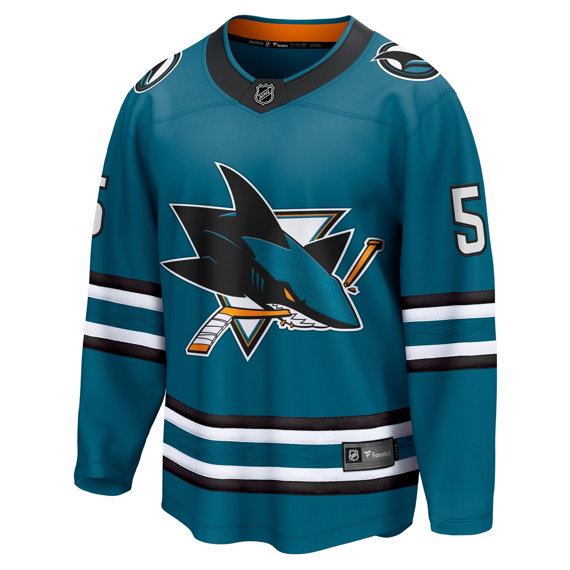 San Jose Sharks Matt Benning Teal Home Breakaway NHL Jersey Men's