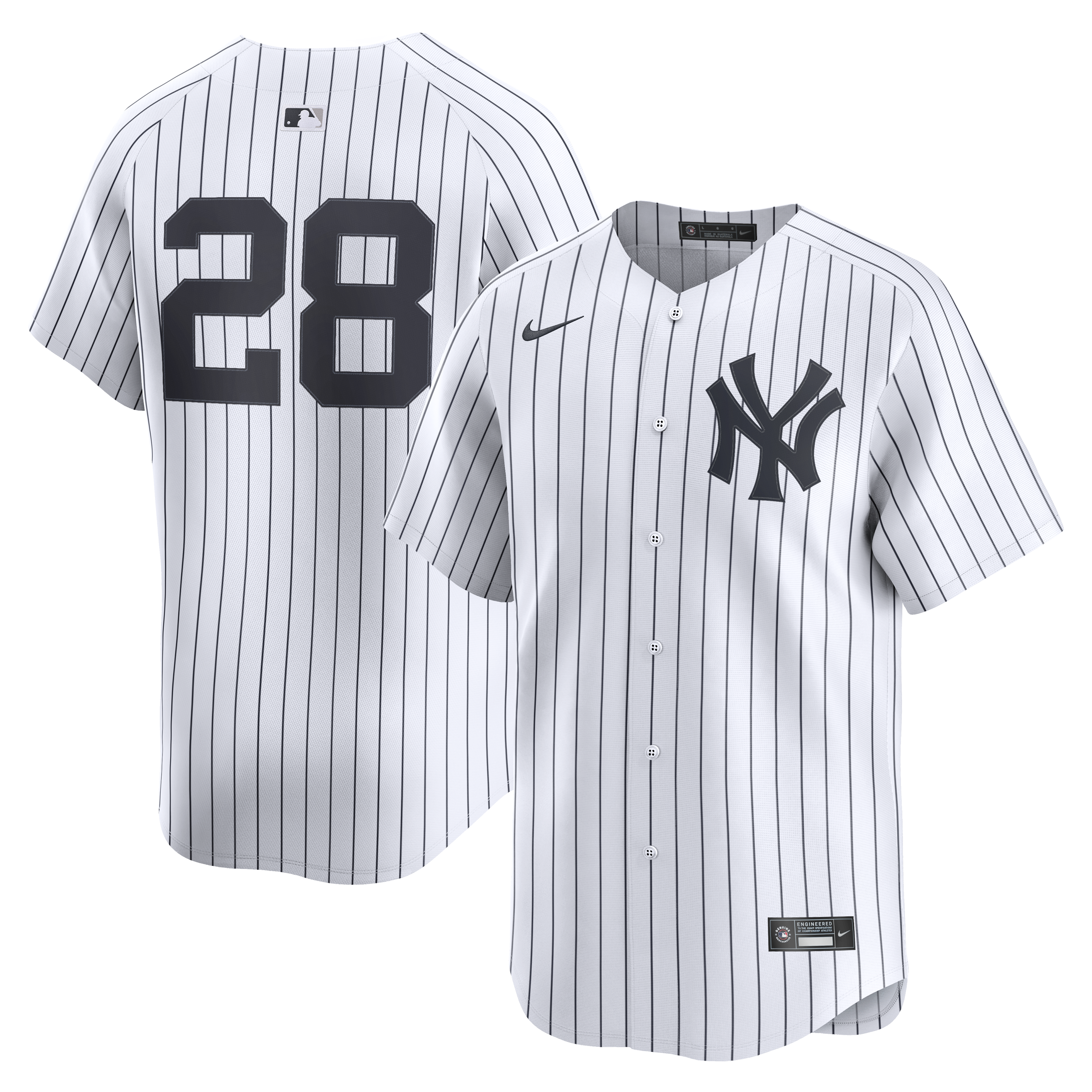 New York Yankees Austin Wells White Home Limited Player MLB Jersey Men's