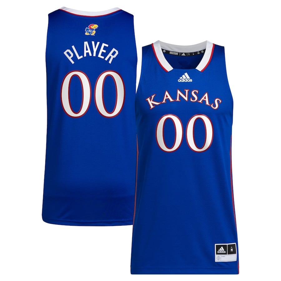 Kansas Jayhawk Unisex NIL Custom Royal NCAA Jersey Unisex