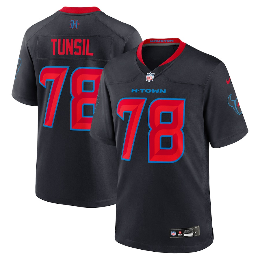 Laremy Tunsil 78 Houston Texans 2nd Alternate Game Navy NFL Jersey Men's