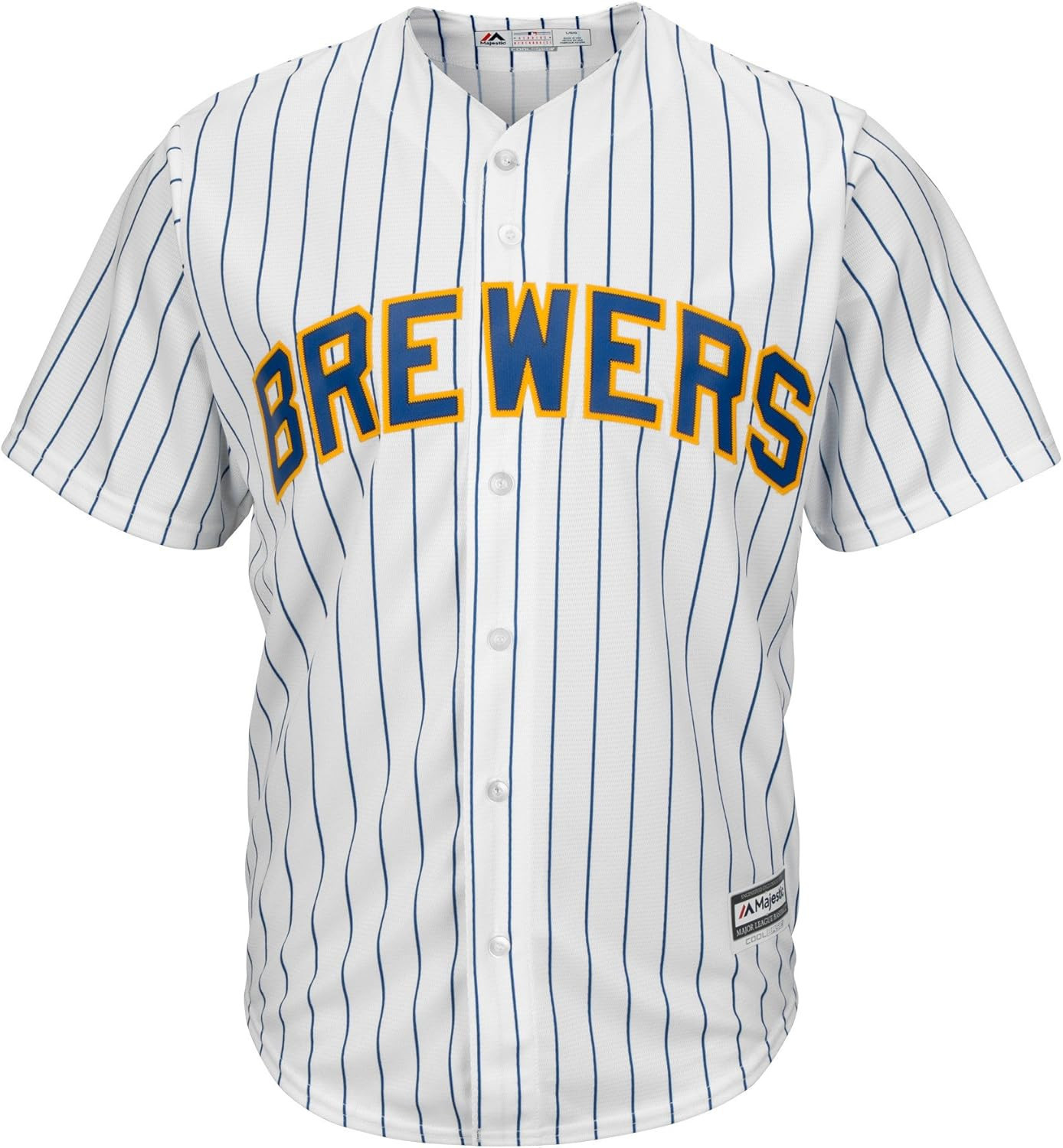 Bob Uecker 9 Milwaukee Brewers White MLB Jersey Men's