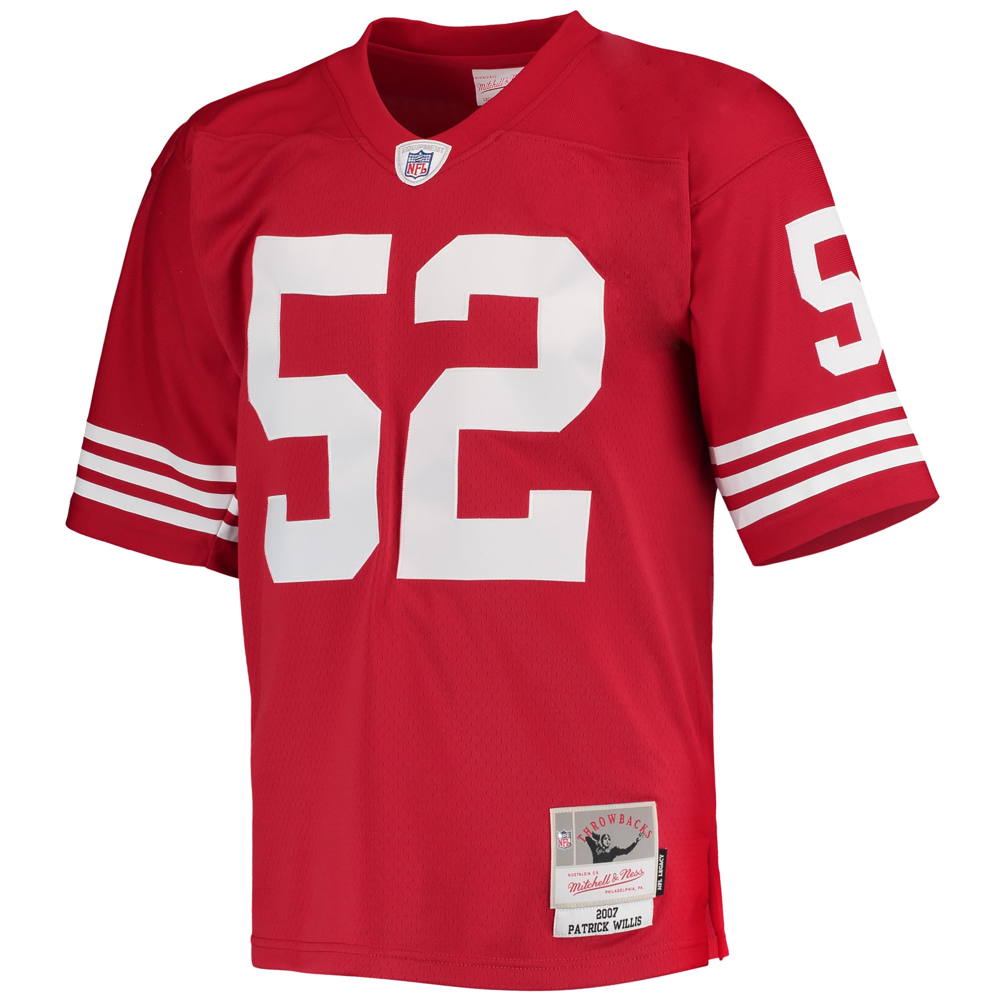 San Francisco 49ers Patrick Willis Mitchell Ness Scarlet Legacy NFL Jersey Men's