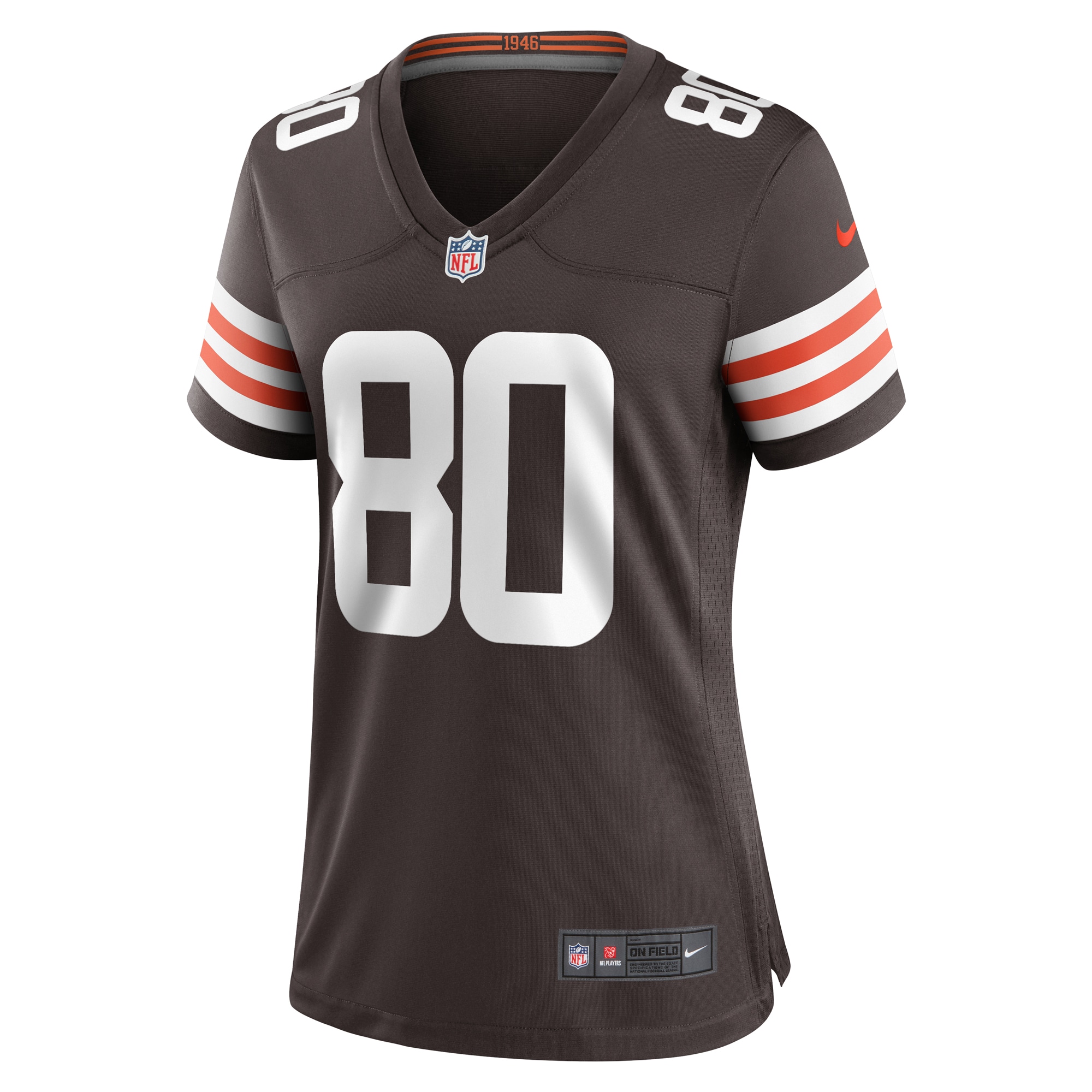 Cleveland Browns Austin Watkins Jr. Brown Team Game NFL Jersey Women's