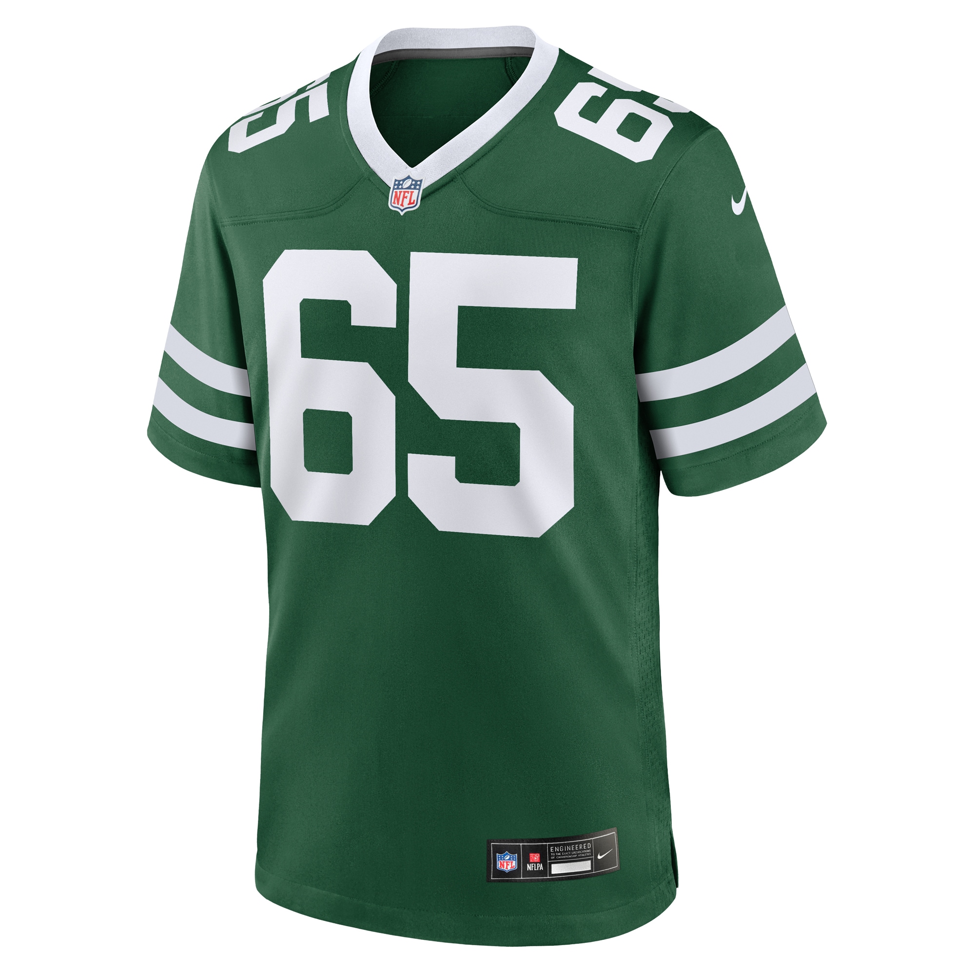 New York Jets Xavier Newman Legacy Green Team Game NFL Jersey Men's