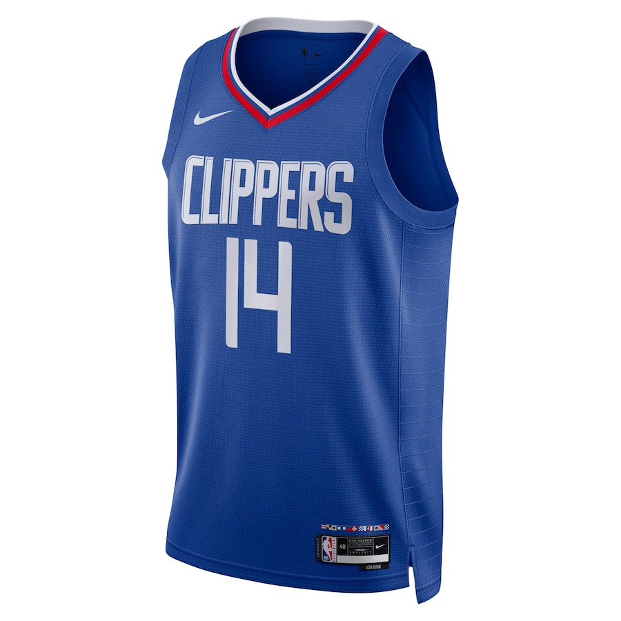 Terance Mann 14 Los Angeles Clippers Unisex Swingman Icon Edition Blue NBA Jersey Unisex