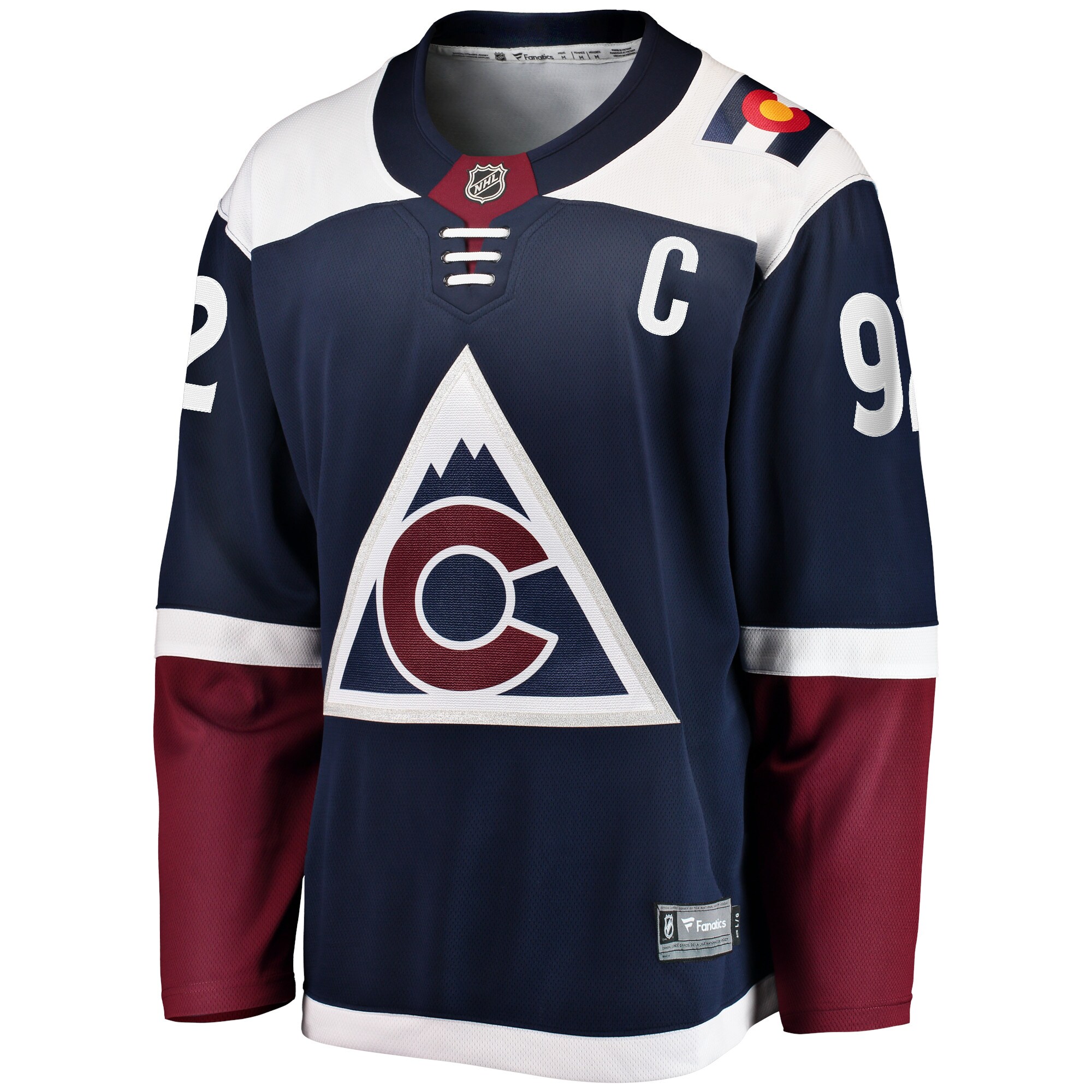 Colorado Avalanche Gabriel Landeskog Navy Premier Breakaway Player NHL Jersey Men's