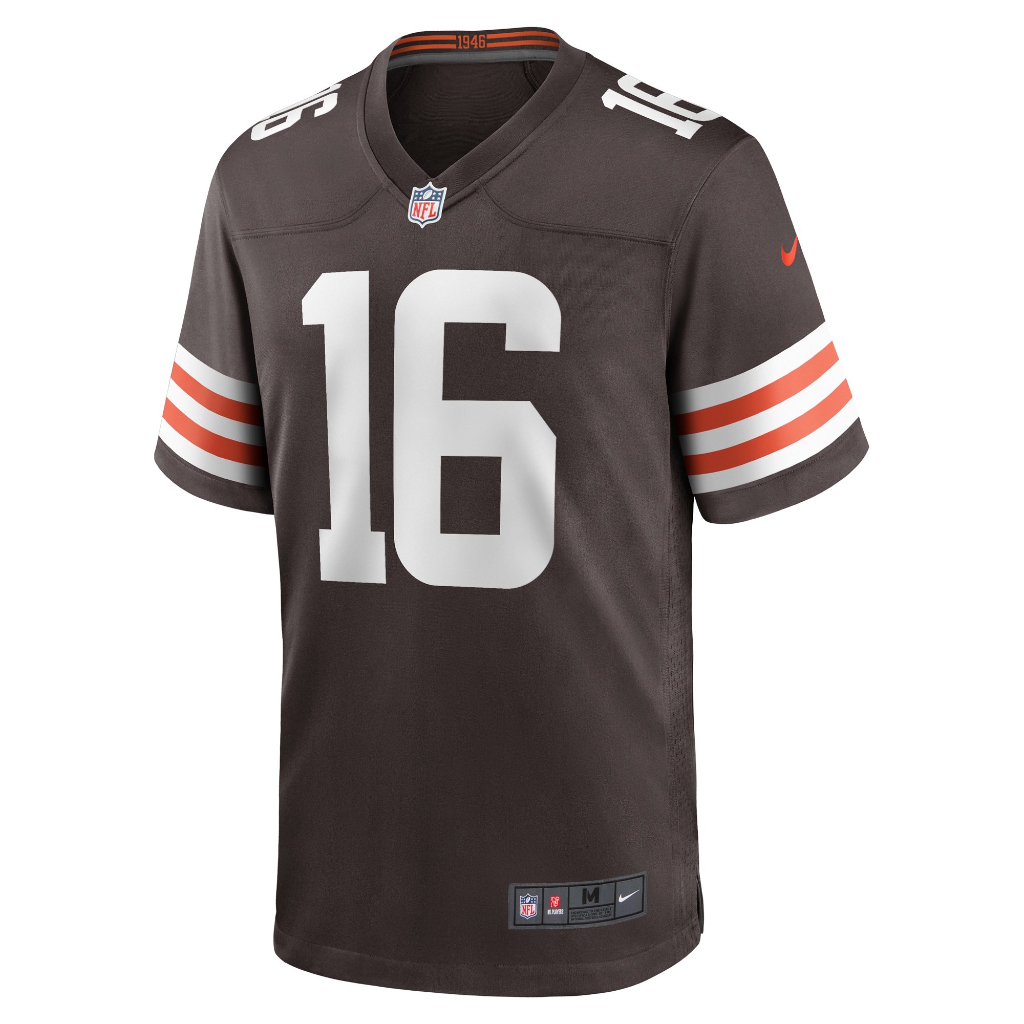 Cleveland Browns Jaelon Darden Brown Team Game NFL Jersey Men's